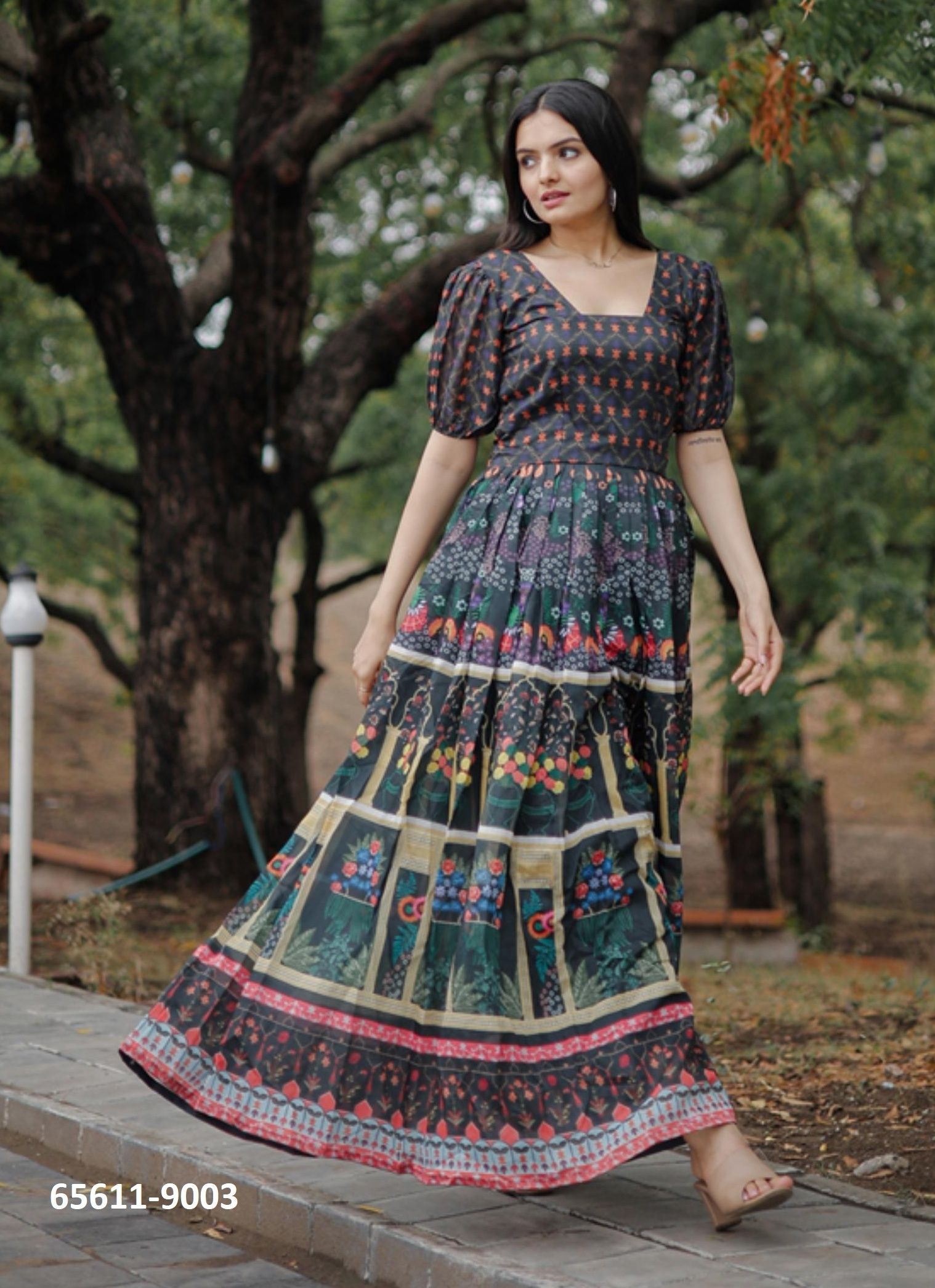 AAYAA 9 - Catalog # 65611 (Set of 4 Readymade Gowns)