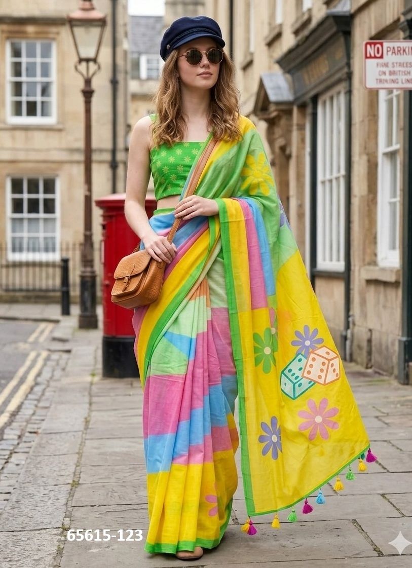 GLOBAL FUSION - Catalog # 65615 (Set of 15 Sarees) GLOBAL FUSION - Catalog # 65615 (Set of 15 Sarees)