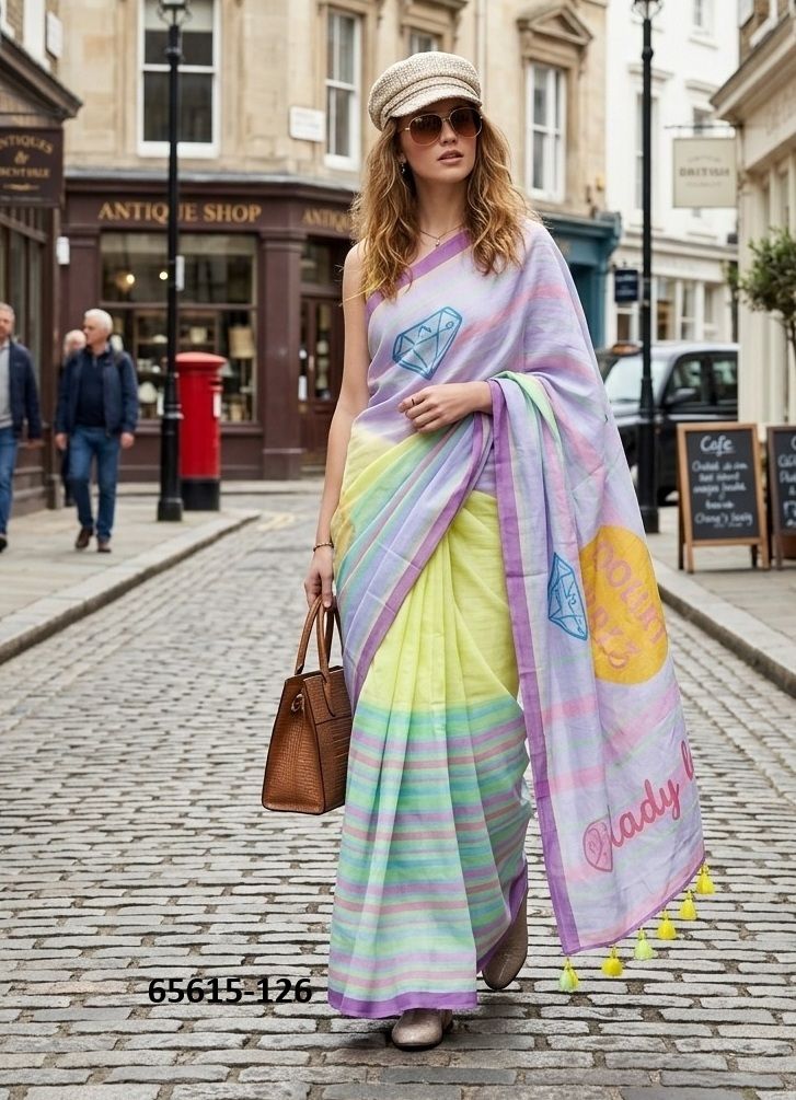 GLOBAL FUSION - Catalog # 65615 (Set of 15 Sarees) GLOBAL FUSION - Catalog # 65615 (Set of 15 Sarees)