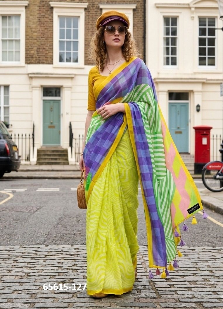 GLOBAL FUSION - Catalog # 65615 (Set of 15 Sarees) GLOBAL FUSION - Catalog # 65615 (Set of 15 Sarees)