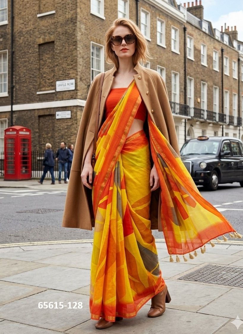 GLOBAL FUSION - Catalog # 65615 (Set of 15 Sarees) GLOBAL FUSION - Catalog # 65615 (Set of 15 Sarees)