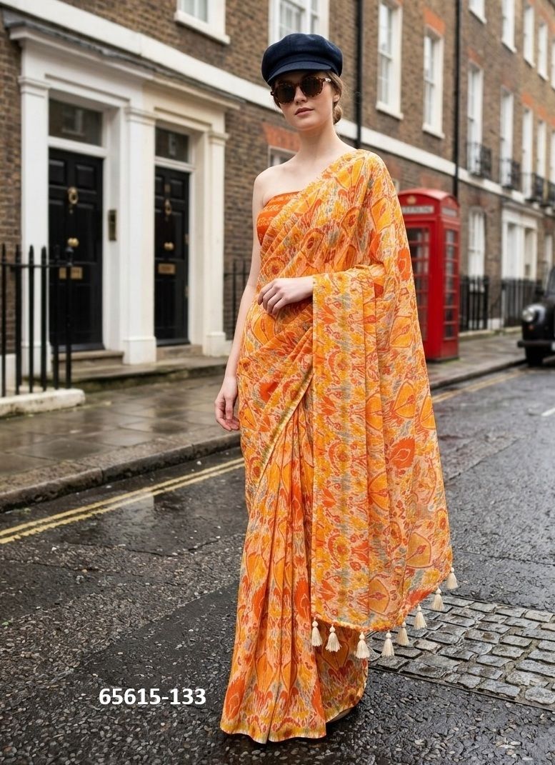 GLOBAL FUSION - Catalog # 65615 (Set of 15 Sarees) GLOBAL FUSION - Catalog # 65615 (Set of 15 Sarees)