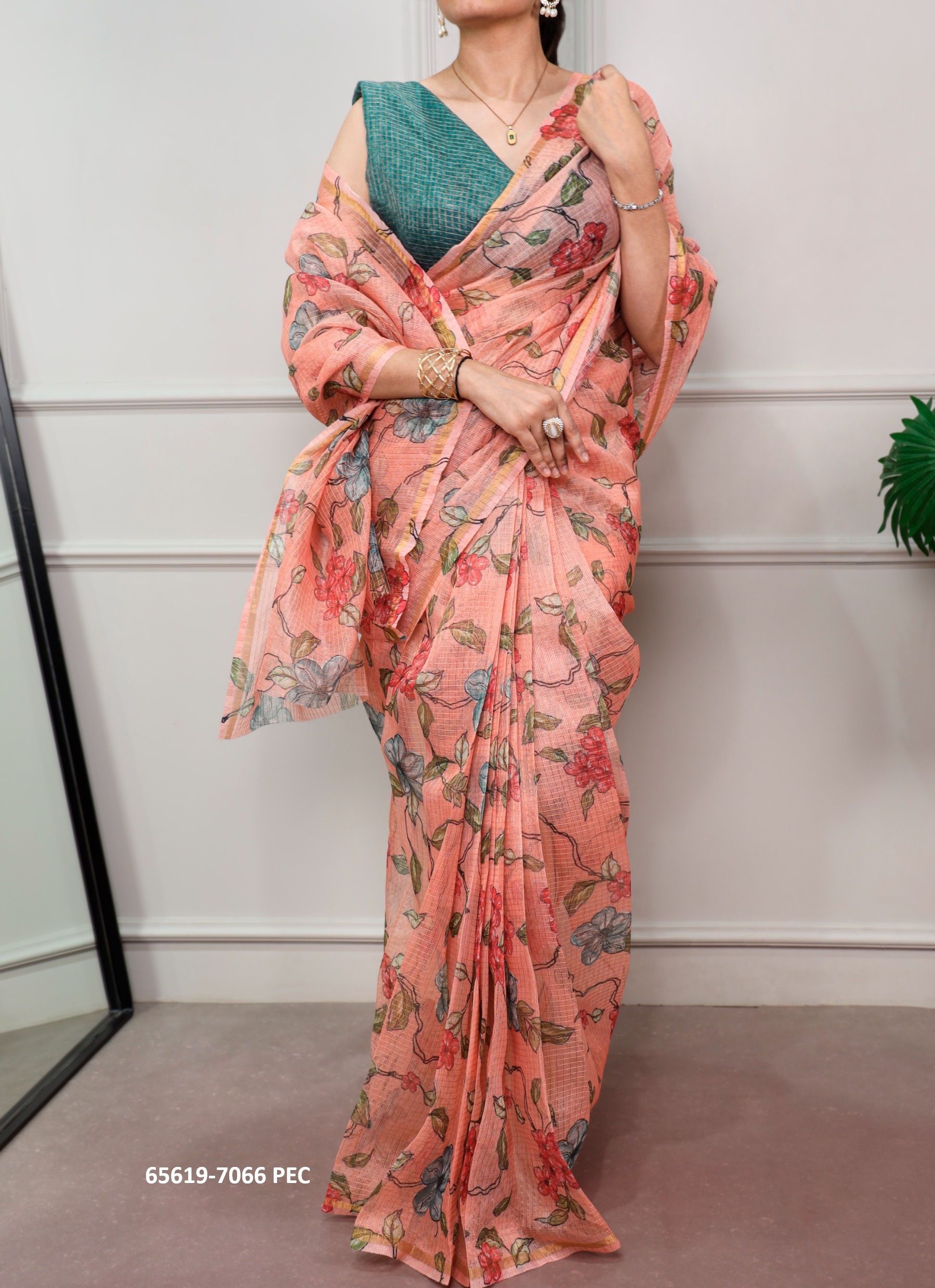 SERIES 7066 - Catalog # 65619 (Set of 4 Sarees)