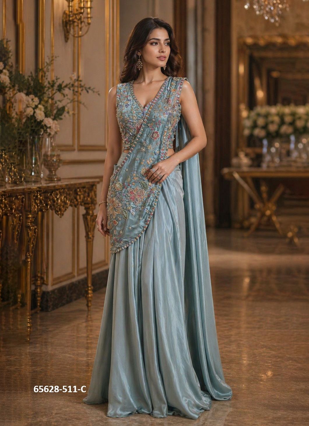 SERIES 511 - Catalog # 65628 (Set of 3 Sarees) SERIES 511 - Catalog # 65628 (Set of 3 Sarees)