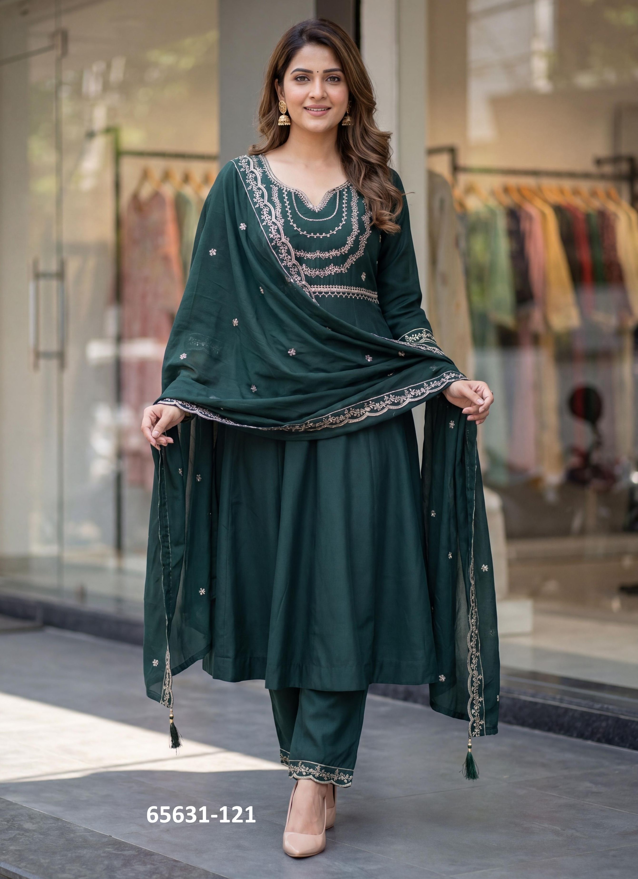 KRITI - Catalog # 65631 (Set of 6 Readymade Salwar Suits) KRITI - Catalog # 65631 (Set of 6 Readymade Salwar Suits)