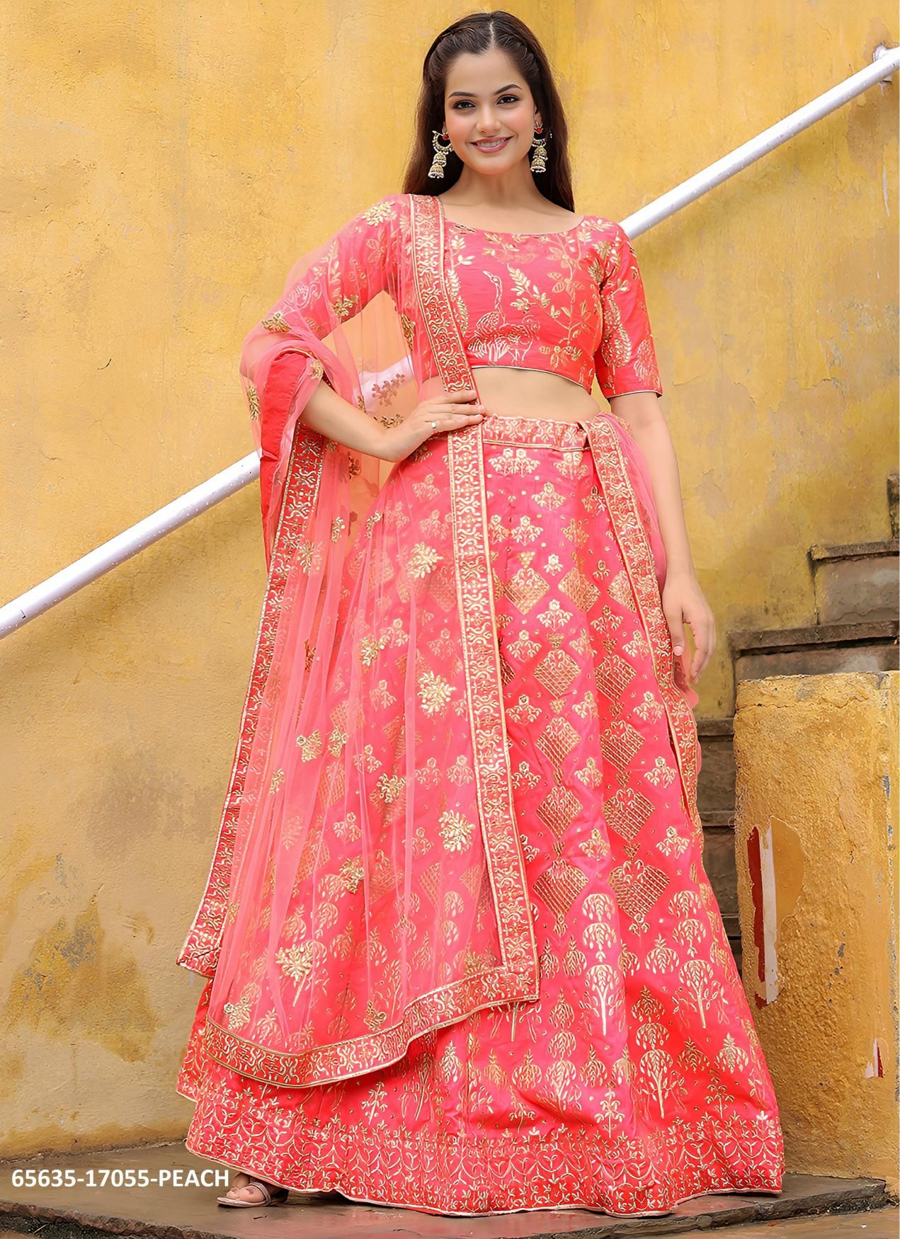 VOLUME 29 - Catalog # 65635 (Set of 10 Semi-Stitched Lehengas) VOLUME 29 - Catalog # 65635 (Set of 10 Semi-Stitched Lehengas)