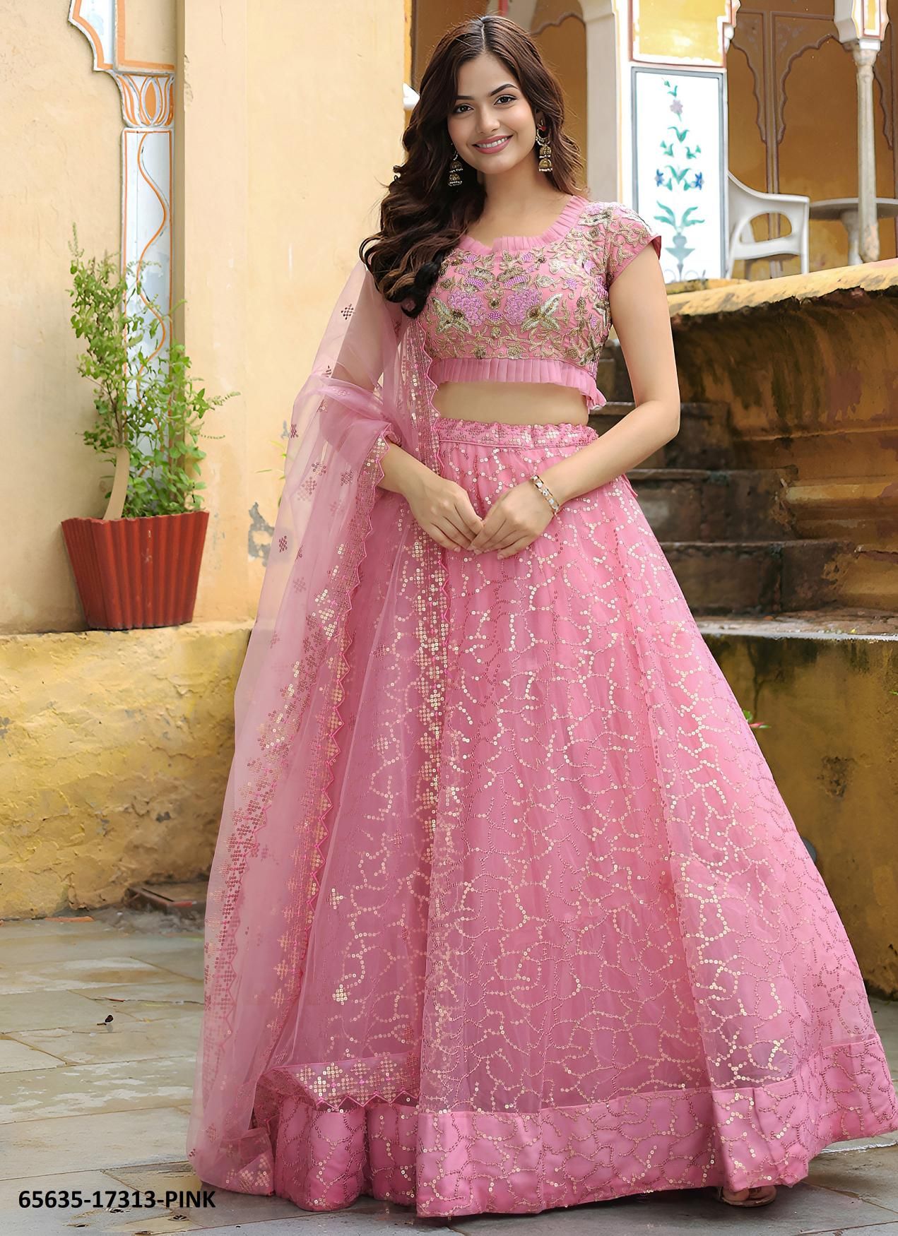 VOLUME 29 - Catalog # 65635 (Set of 10 Semi-Stitched Lehengas) VOLUME 29 - Catalog # 65635 (Set of 10 Semi-Stitched Lehengas)
