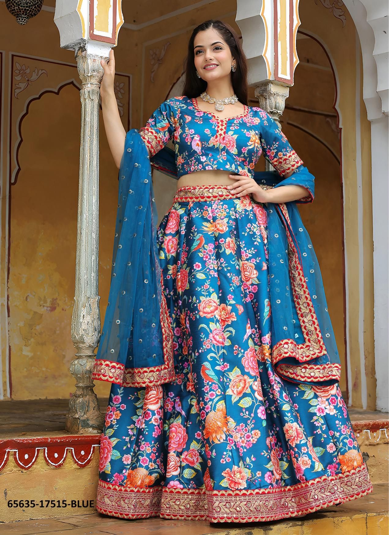 VOLUME 29 - Catalog # 65635 (Set of 10 Semi-Stitched Lehengas) VOLUME 29 - Catalog # 65635 (Set of 10 Semi-Stitched Lehengas)