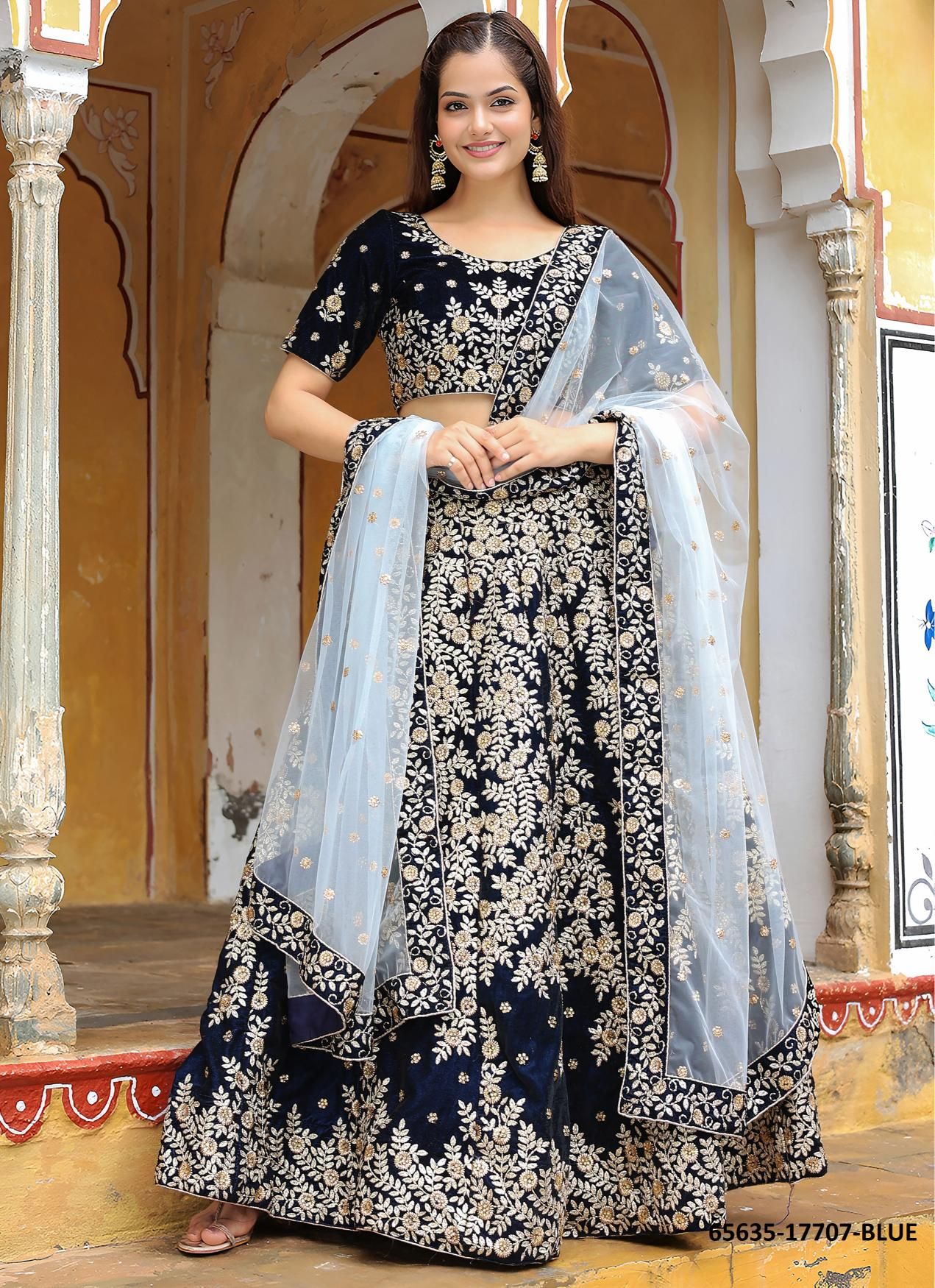 VOLUME 29 - Catalog # 65635 (Set of 10 Semi-Stitched Lehengas) VOLUME 29 - Catalog # 65635 (Set of 10 Semi-Stitched Lehengas)