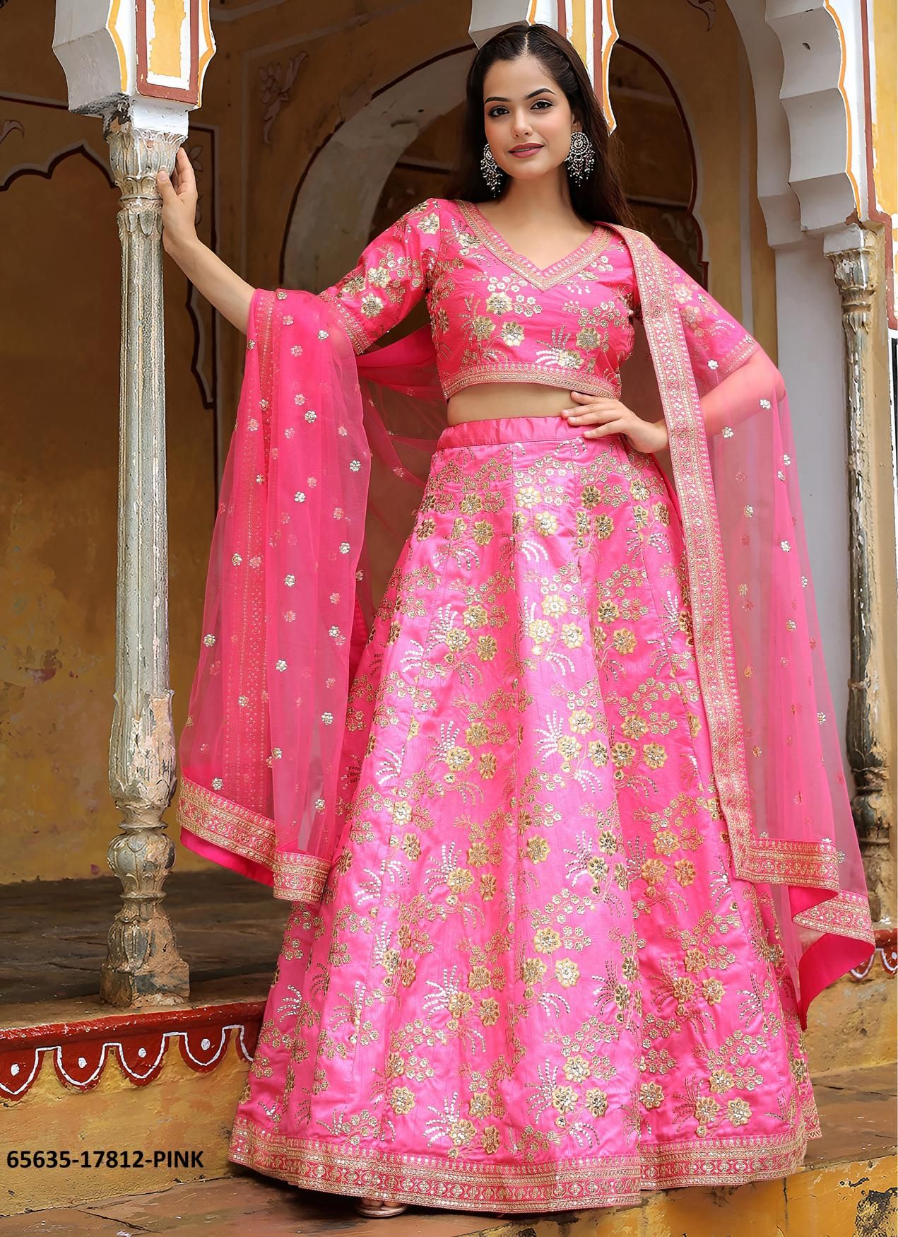 VOLUME 29 - Catalog # 65635 (Set of 10 Semi-Stitched Lehengas) VOLUME 29 - Catalog # 65635 (Set of 10 Semi-Stitched Lehengas)