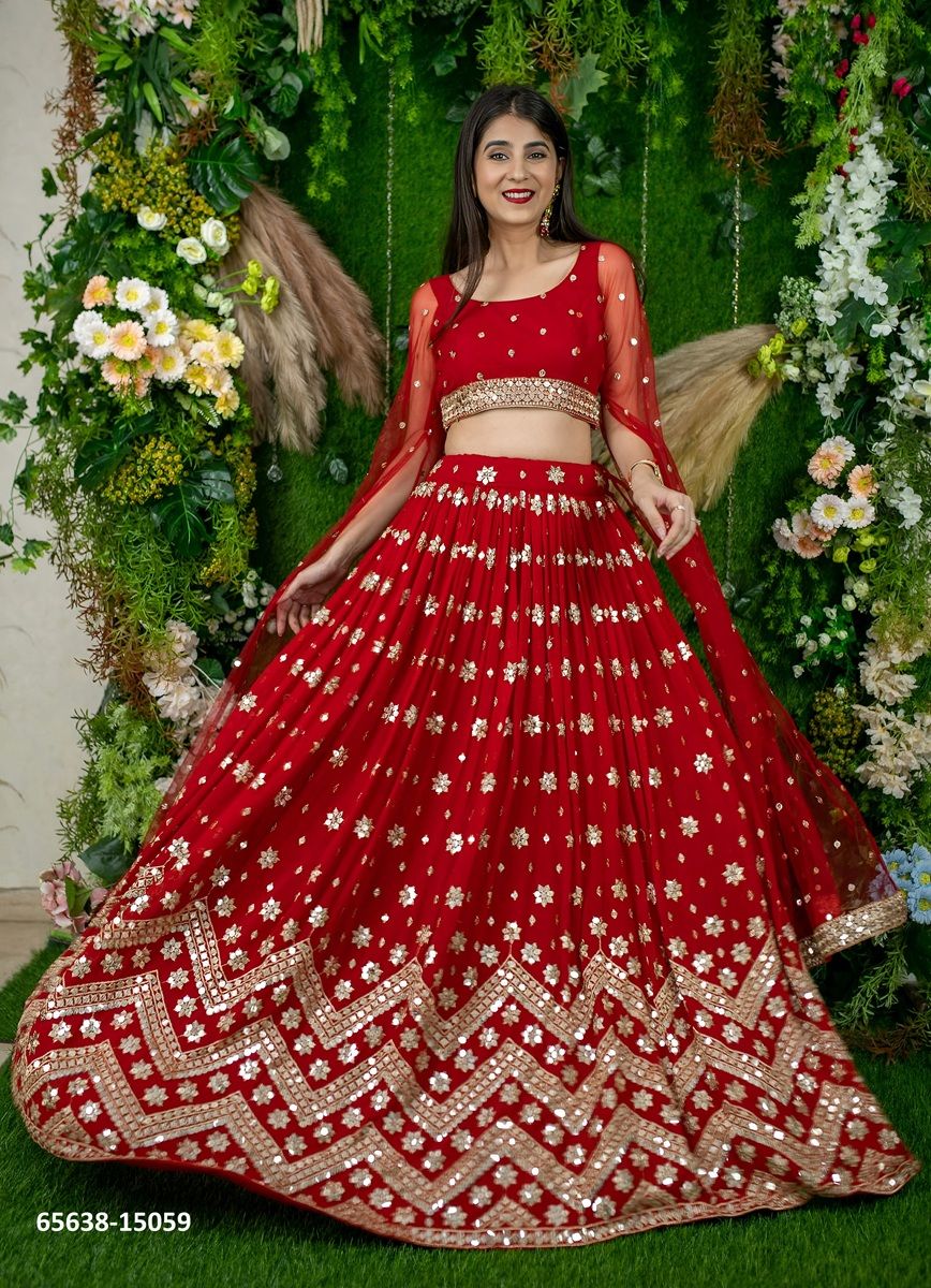 VOLUME 21 - Catalog # 65638 (Set of 6 Semi-Stitched Lehengas) VOLUME 21 - Catalog # 65638 (Set of 6 Semi-Stitched Lehengas)