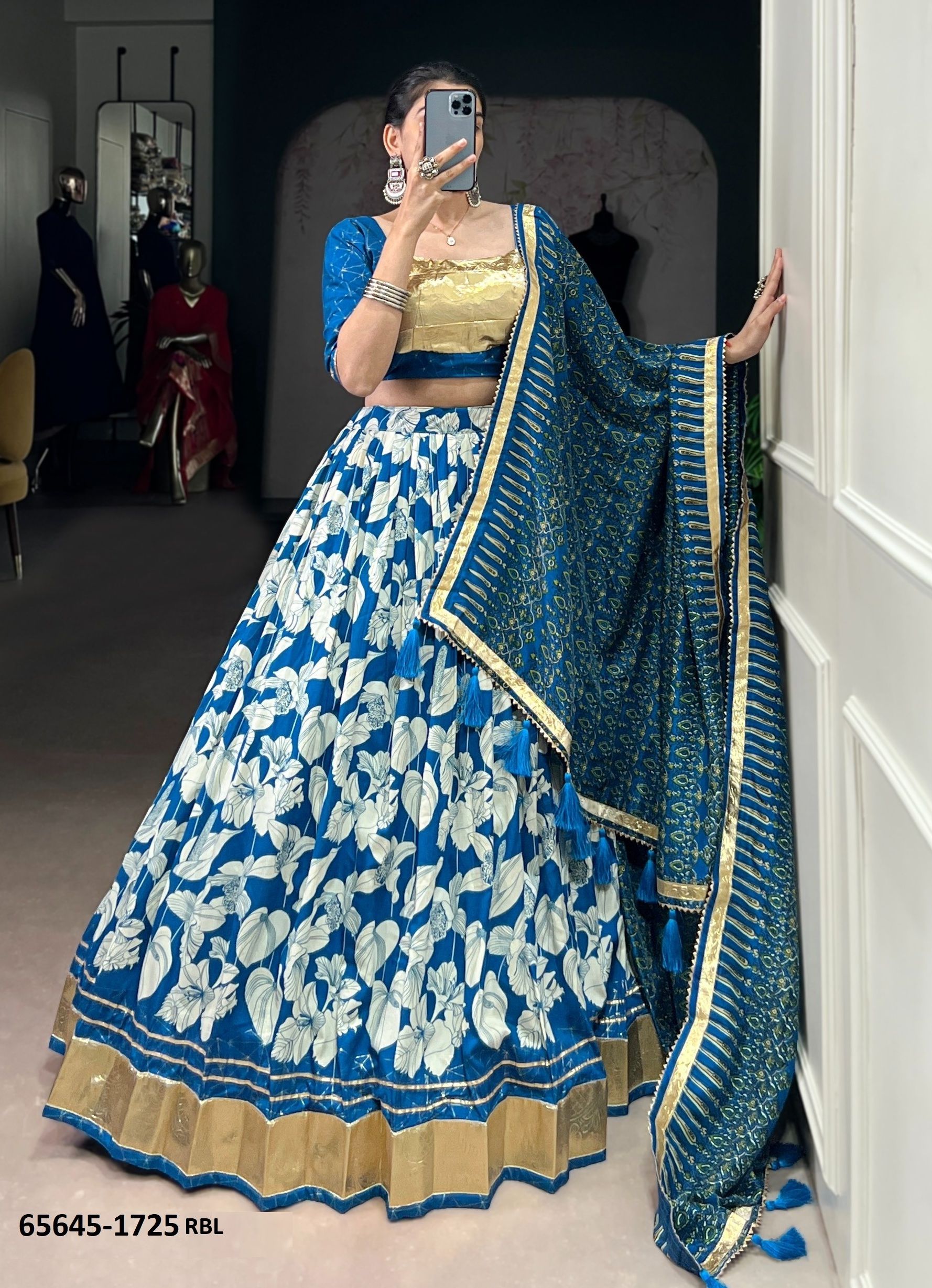 SERIES 1745 - Catalog # 65645 (Set of 2 Readymade Lehengas) SERIES 1745 - Catalog # 65645 (Set of 2 Readymade Lehengas)