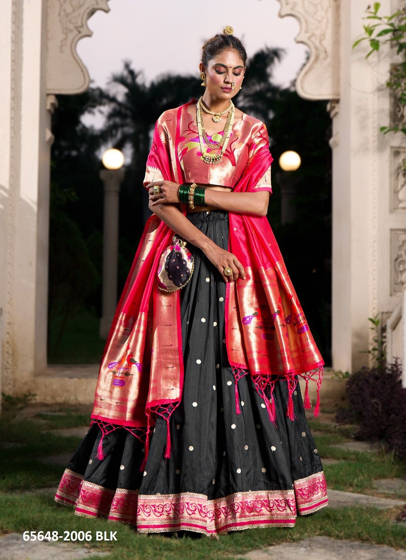 SERIES 2006 - Catalog # 65648 (Set of 4 Semi-Stitched Lehengas) SERIES 2006 - Catalog # 65648 (Set of 4 Semi-Stitched Lehengas)