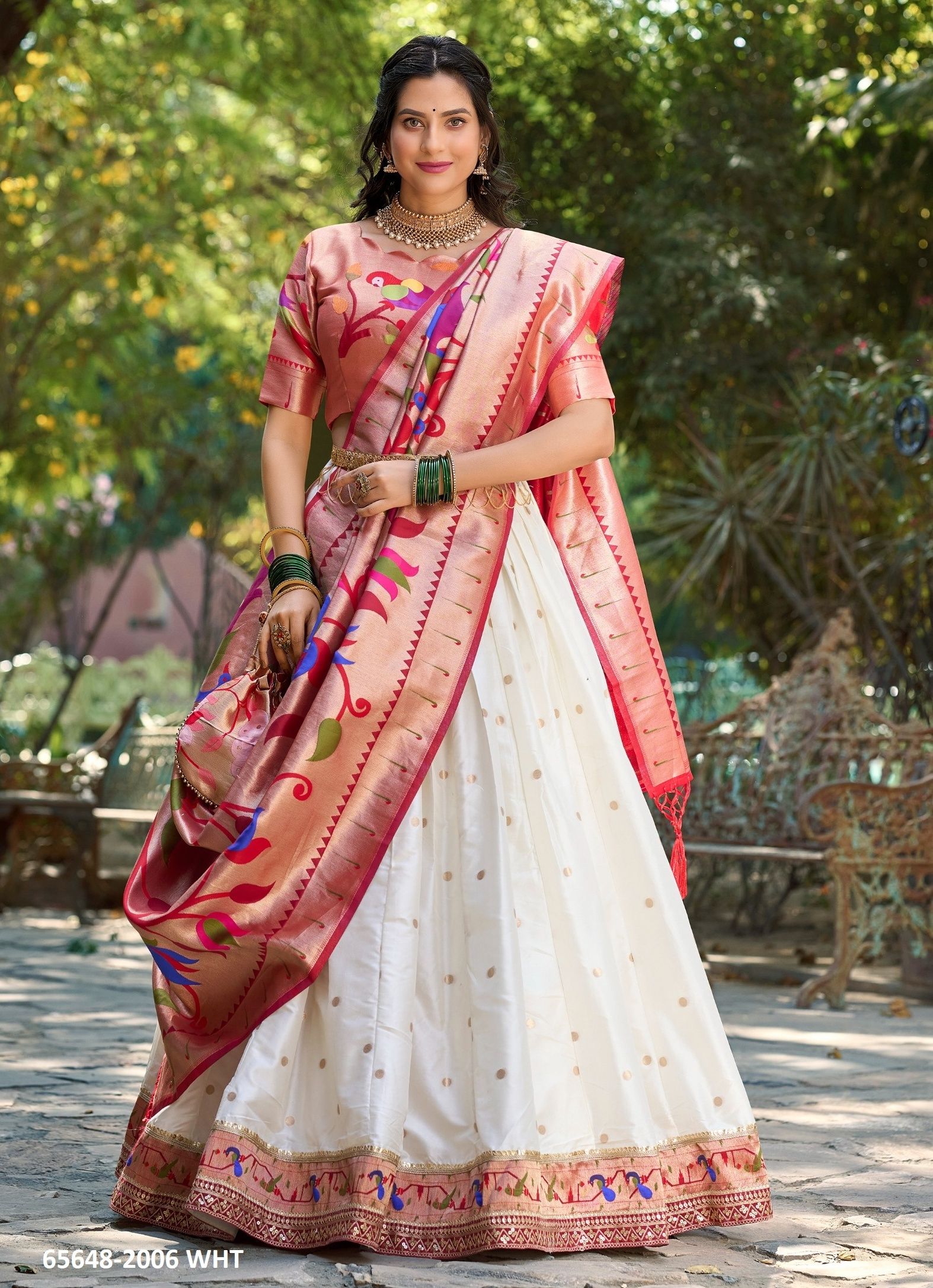 SERIES 2006 - Catalog # 65648 (Set of 4 Semi-Stitched Lehengas) SERIES 2006 - Catalog # 65648 (Set of 4 Semi-Stitched Lehengas)