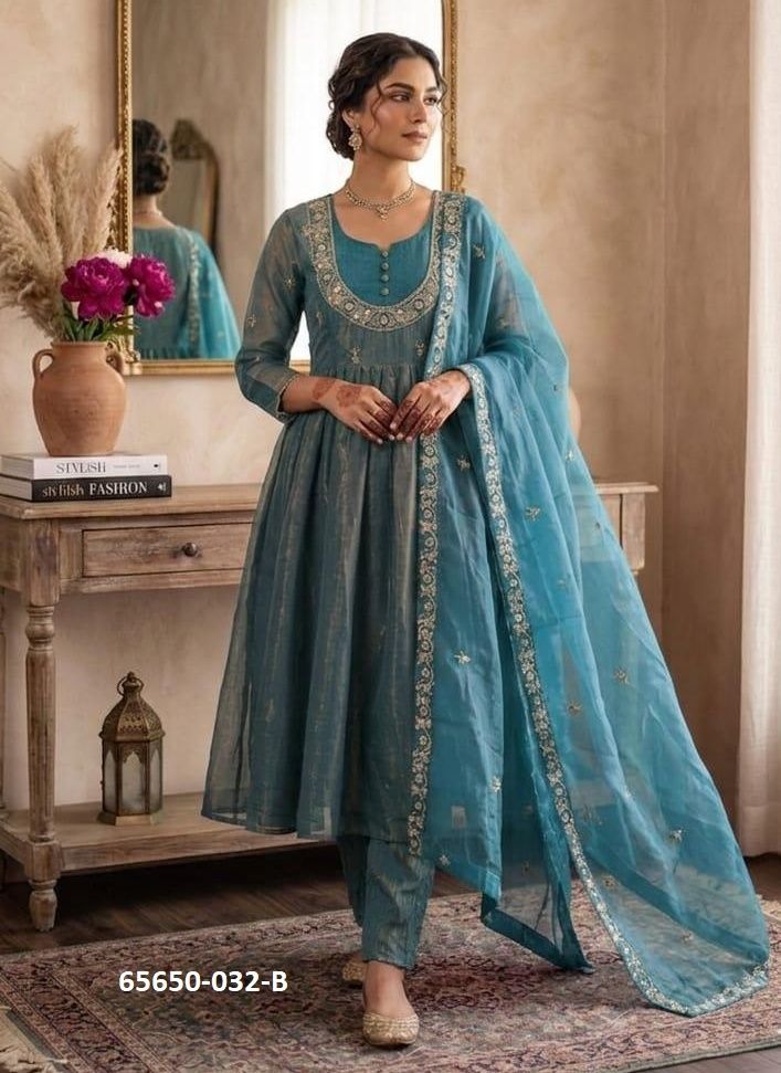 SERIES 32 - Catalog # 65650 (Set of 3 Readymade Salwar Suits) SERIES 32 - Catalog # 65650 (Set of 3 Readymade Salwar Suits)