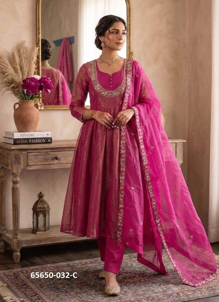 SERIES 32 - Catalog # 65650 (Set of 3 Readymade Salwar Suits) SERIES 32 - Catalog # 65650 (Set of 3 Readymade Salwar Suits)