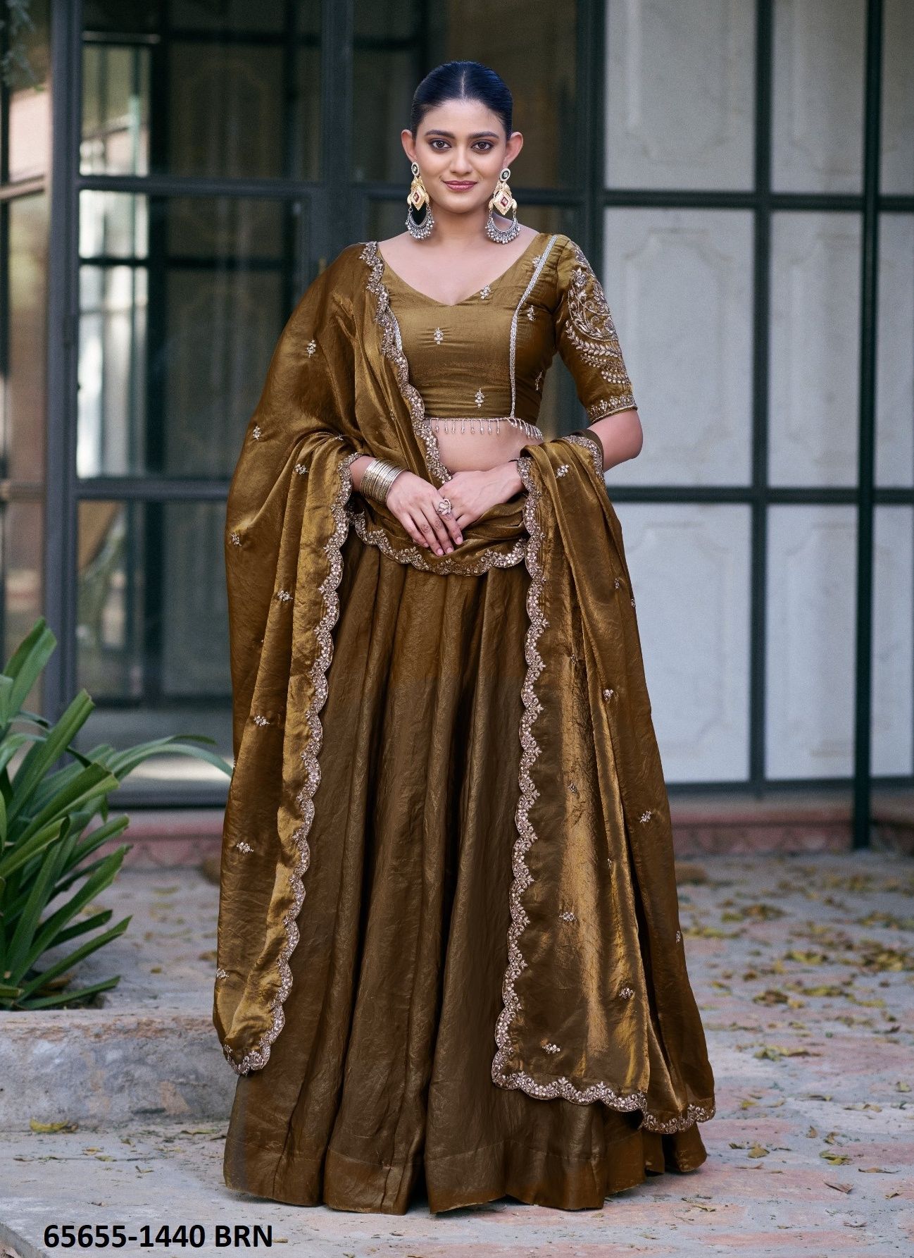 ELAKSHI 1440 - Catalog # 65655 (Set of 4 Semi-Stitched Lehengas) ELAKSHI 1440 - Catalog # 65655 (Set of 4 Semi-Stitched Lehengas)