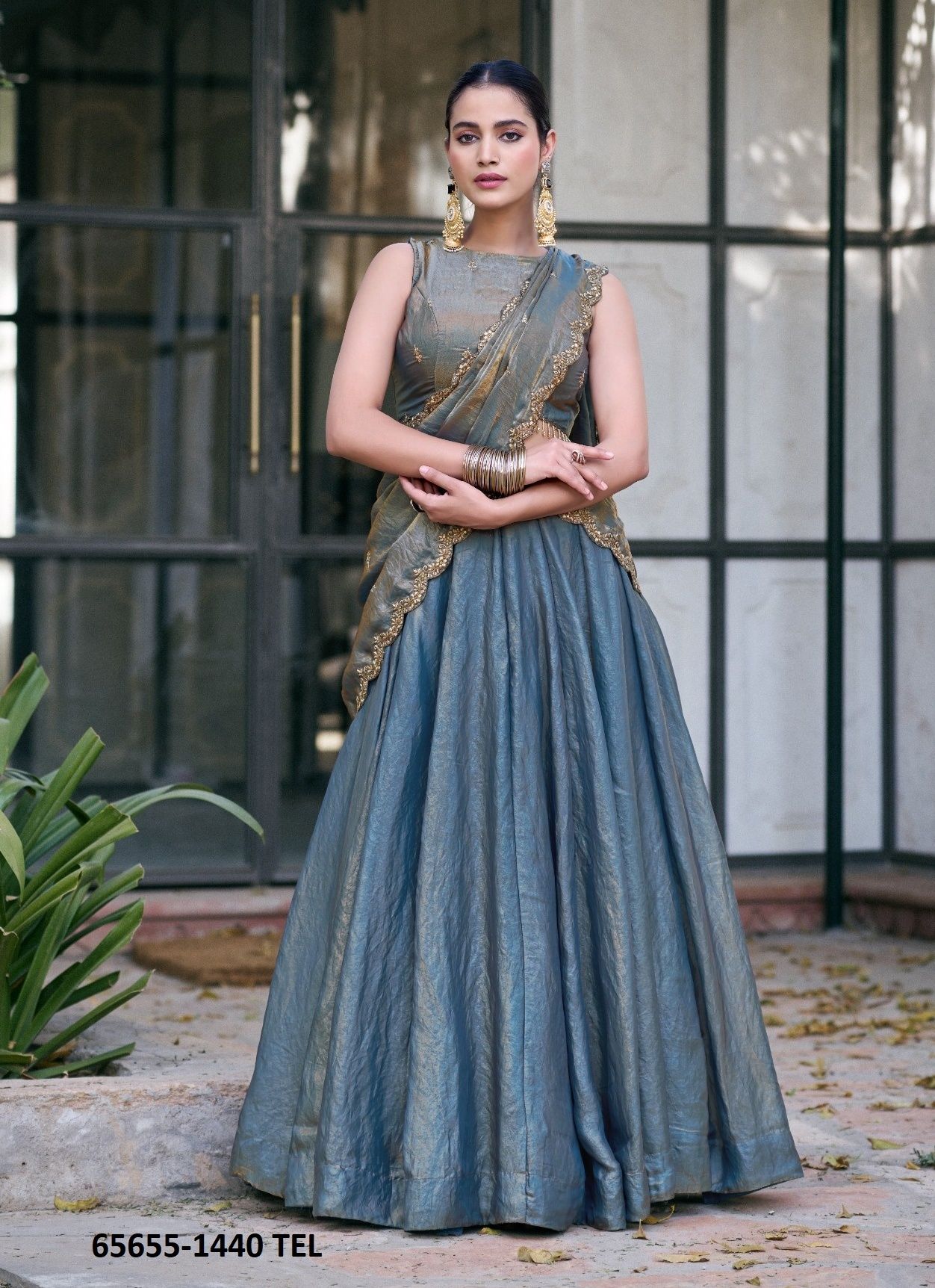 ELAKSHI 1440 - Catalog # 65655 (Set of 4 Semi-Stitched Lehengas) ELAKSHI 1440 - Catalog # 65655 (Set of 4 Semi-Stitched Lehengas)
