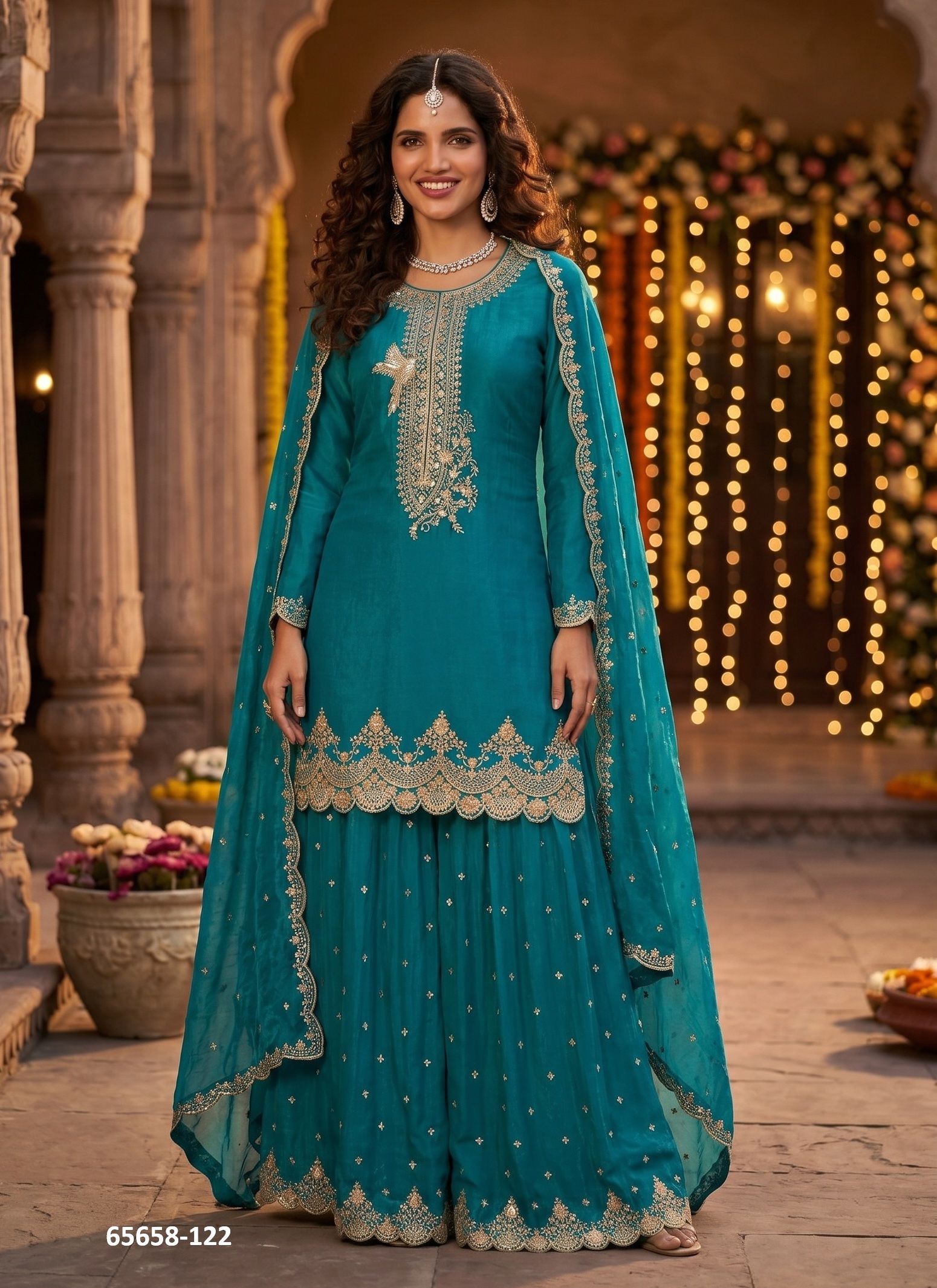 ROOHAA 18 - Catalog # 65658 (Set of 5 Readymade Salwar Suits) ROOHAA 18 - Catalog # 65658 (Set of 5 Readymade Salwar Suits)