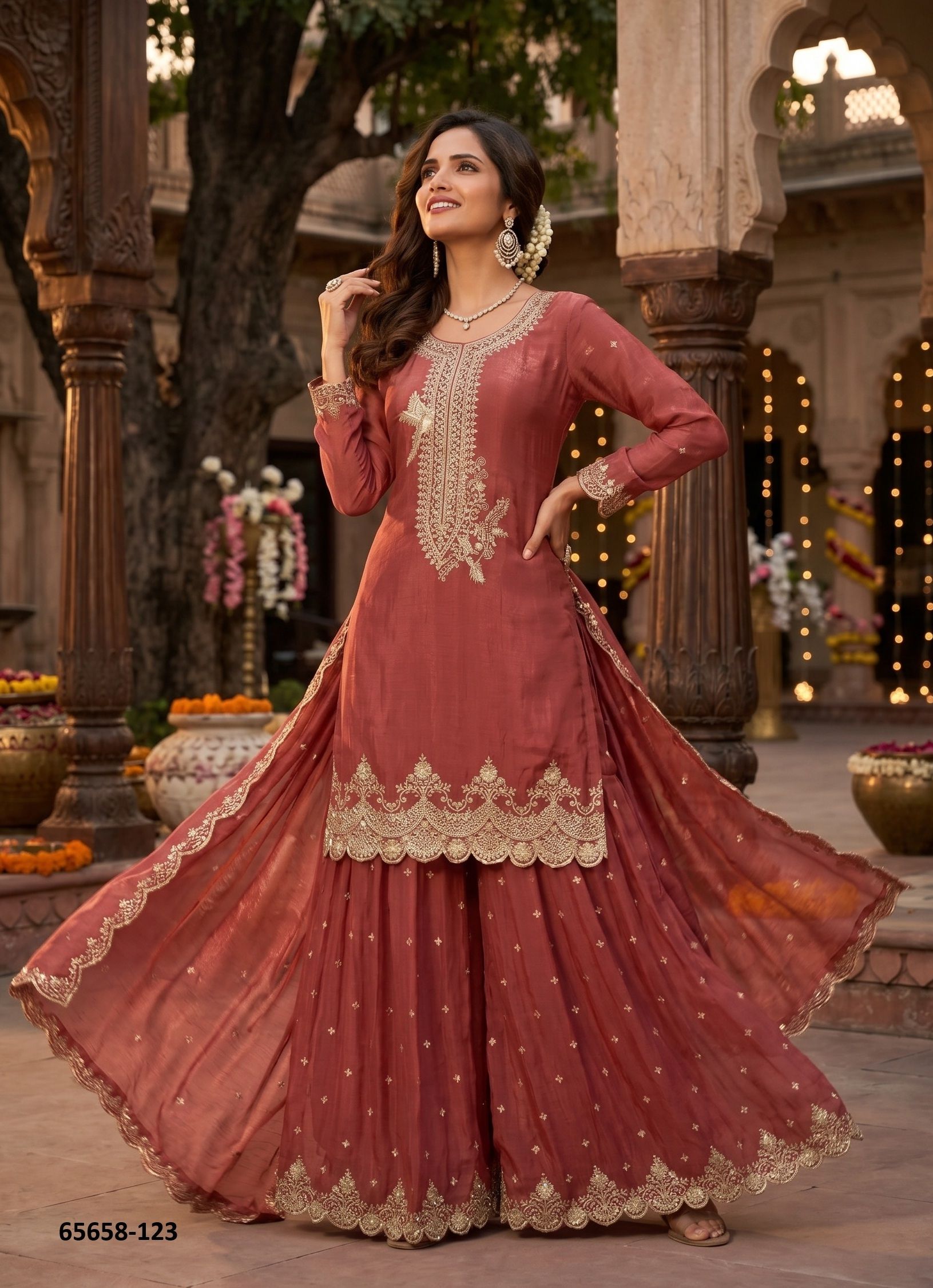 ROOHAA 18 - Catalog # 65658 (Set of 5 Readymade Salwar Suits) ROOHAA 18 - Catalog # 65658 (Set of 5 Readymade Salwar Suits)