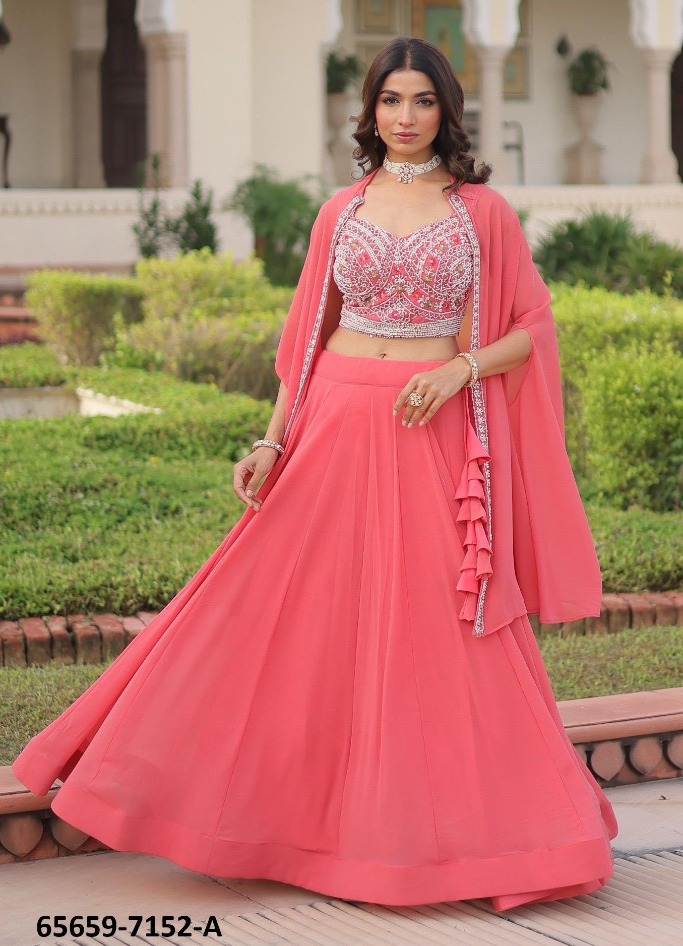 SERIES 7152 - Catalog # 65659 (Set of 2 Readymade Lehengas) SERIES 7152 - Catalog # 65659 (Set of 2 Readymade Lehengas)