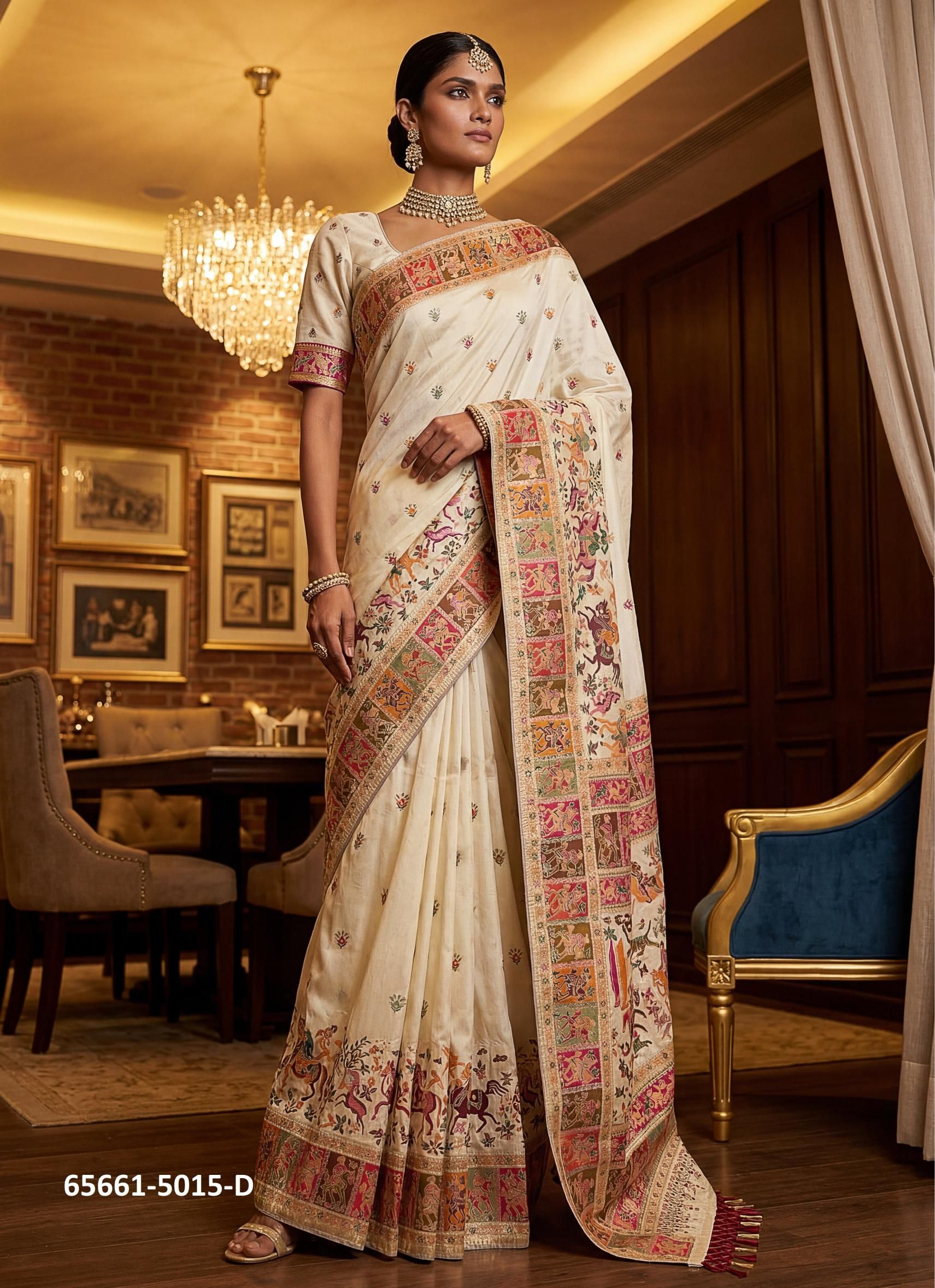 SERIES 5015 - Catalog # 65661 (Set of 7 Sarees) SERIES 5015 - Catalog # 65661 (Set of 7 Sarees)