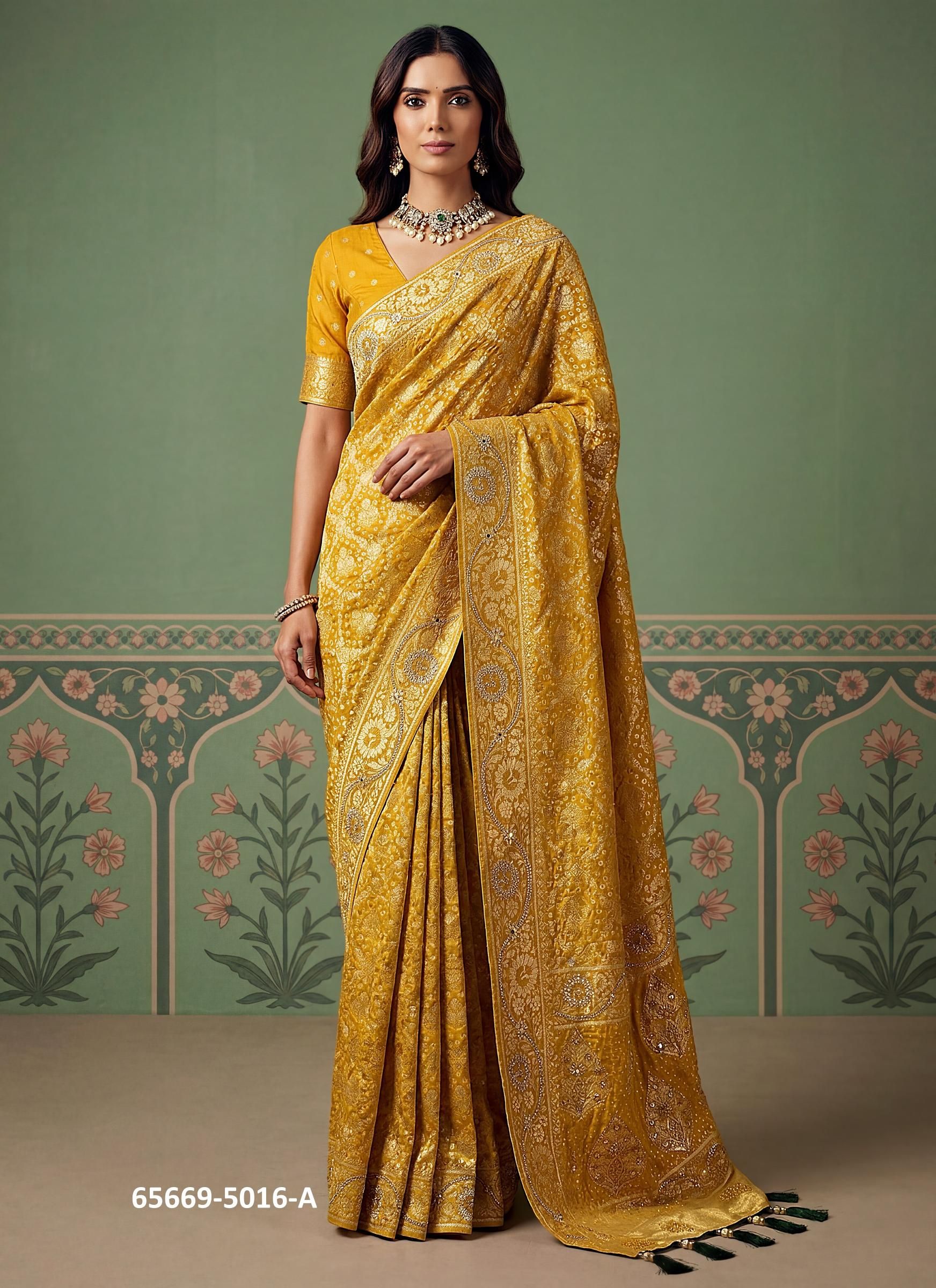 SERIES 5016 - Catalog # 65669 (Set of 6 Sarees) SERIES 5016 - Catalog # 65669 (Set of 6 Sarees)