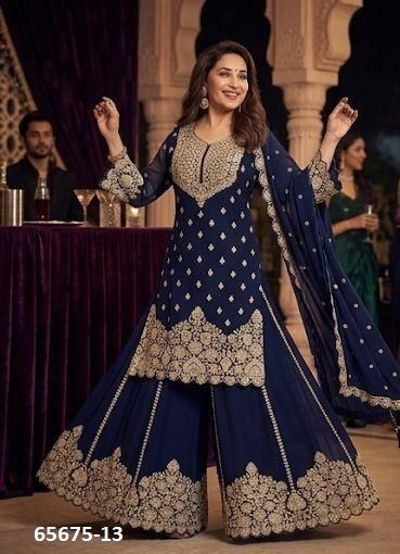 MADHURI DIXIT QUEEN - Catalog # 65675 (Set of 3 Readymade Salwar Suits) MADHURI DIXIT QUEEN - Catalog # 65675 (Set of 3 Readymade Salwar Suits)