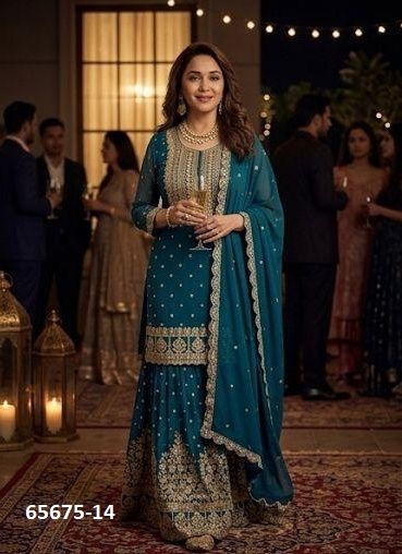 MADHURI DIXIT QUEEN - Catalog # 65675 (Set of 3 Readymade Salwar Suits) MADHURI DIXIT QUEEN - Catalog # 65675 (Set of 3 Readymade Salwar Suits)