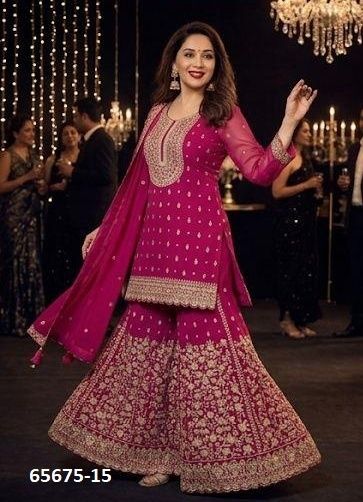 MADHURI DIXIT QUEEN - Catalog # 65675 (Set of 3 Readymade Salwar Suits) MADHURI DIXIT QUEEN - Catalog # 65675 (Set of 3 Readymade Salwar Suits)