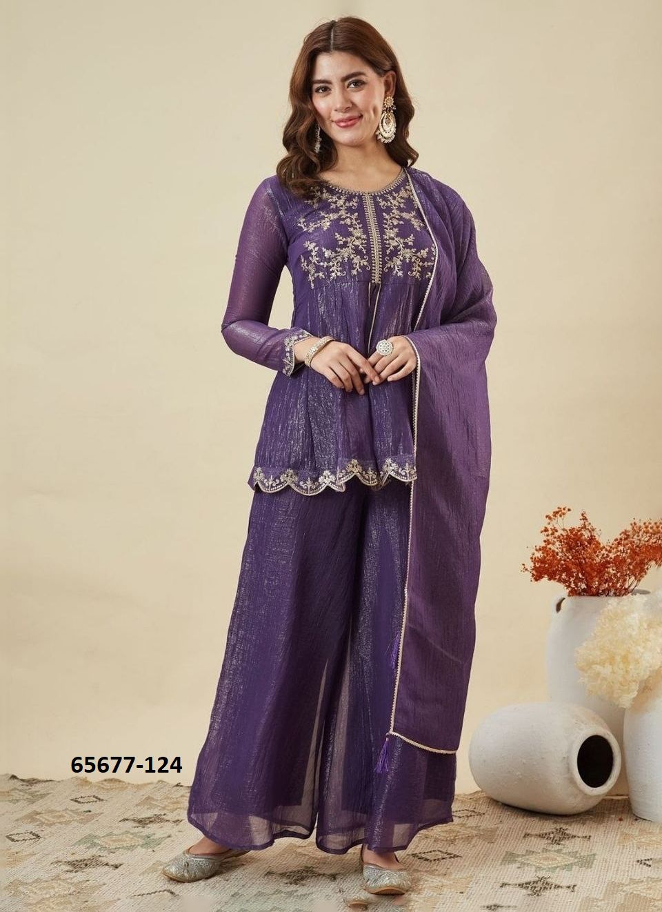 DEVANSHI 2 - Catalog # 65677 (Set of 4 Readymade Salwar Suits)
