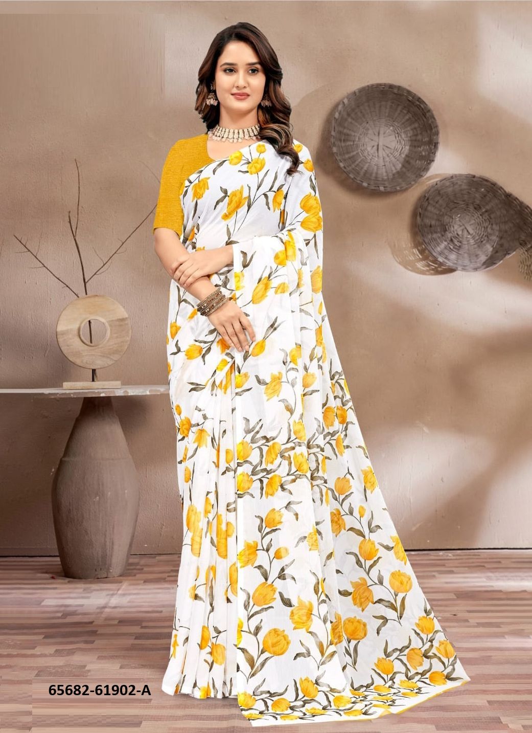 SUPER STAR CHIFFON 233 - Catalog # 65682 (Set of 12 Sarees) SUPER STAR CHIFFON 233 - Catalog # 65682 (Set of 12 Sarees)
