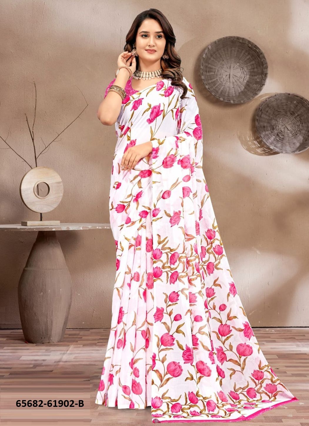 SUPER STAR CHIFFON 233 - Catalog # 65682 (Set of 12 Sarees) SUPER STAR CHIFFON 233 - Catalog # 65682 (Set of 12 Sarees)