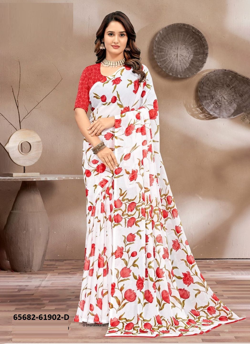 SUPER STAR CHIFFON 233 - Catalog # 65682 (Set of 12 Sarees) SUPER STAR CHIFFON 233 - Catalog # 65682 (Set of 12 Sarees)
