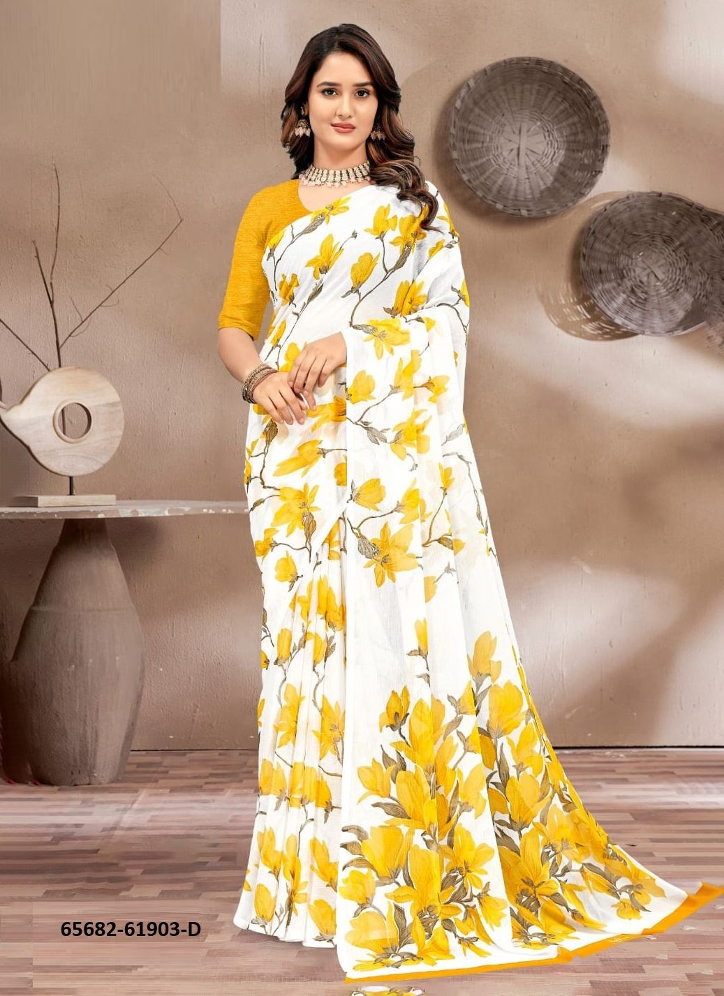 SUPER STAR CHIFFON 233 - Catalog # 65682 (Set of 12 Sarees) SUPER STAR CHIFFON 233 - Catalog # 65682 (Set of 12 Sarees)