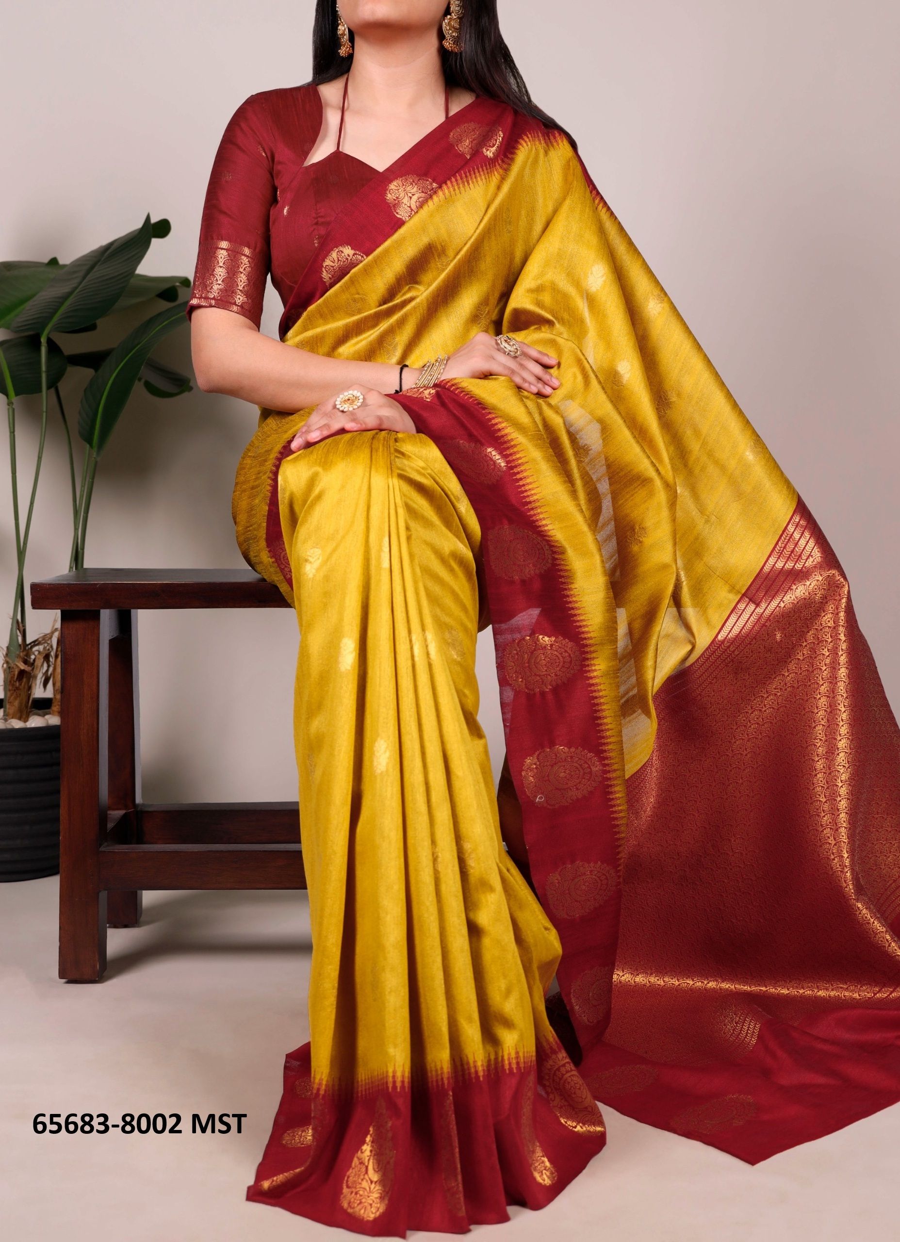 KALINDI 8002 - Catalog # 65683 (Set of 6 Sarees)
