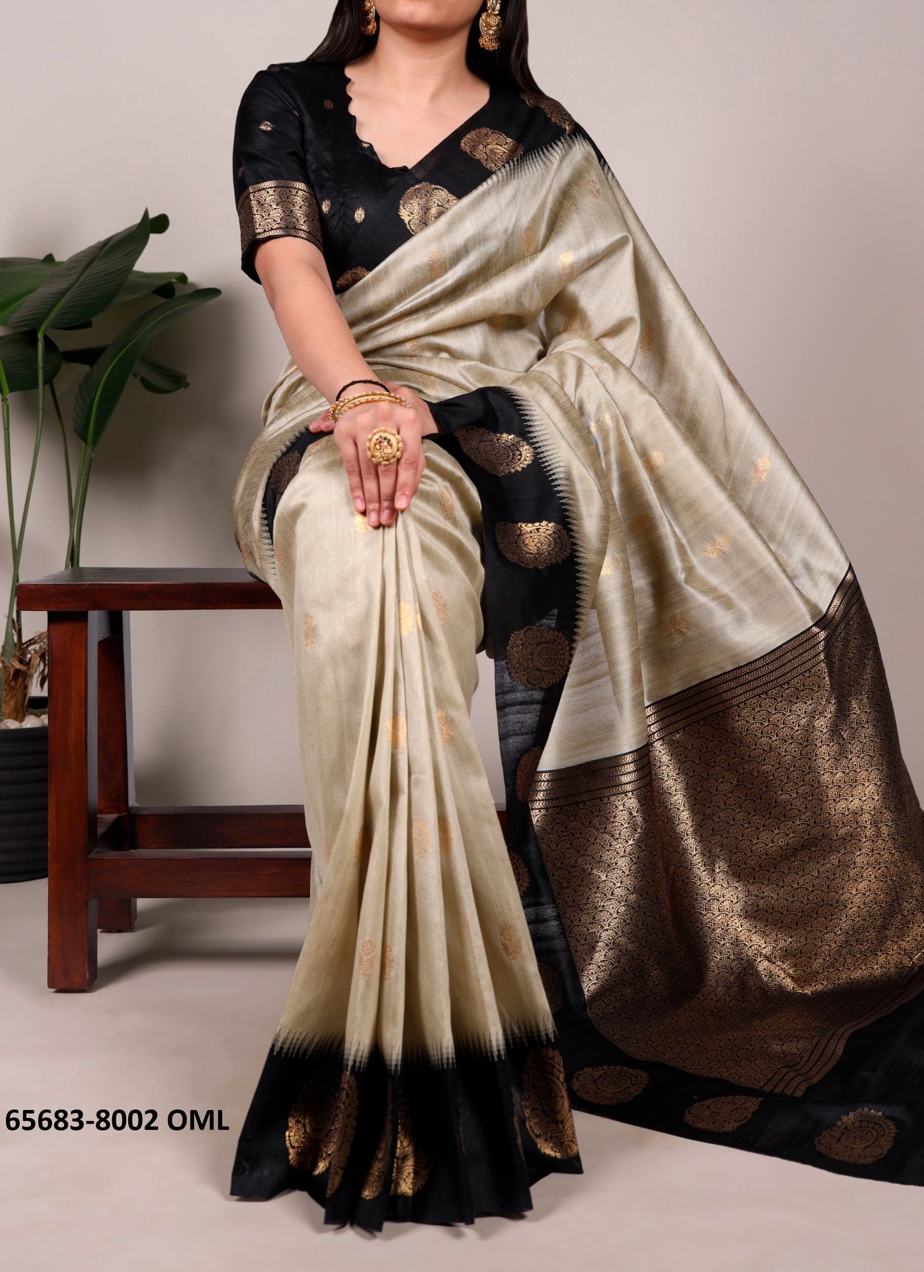 KALINDI 8002 - Catalog # 65683 (Set of 6 Sarees)
