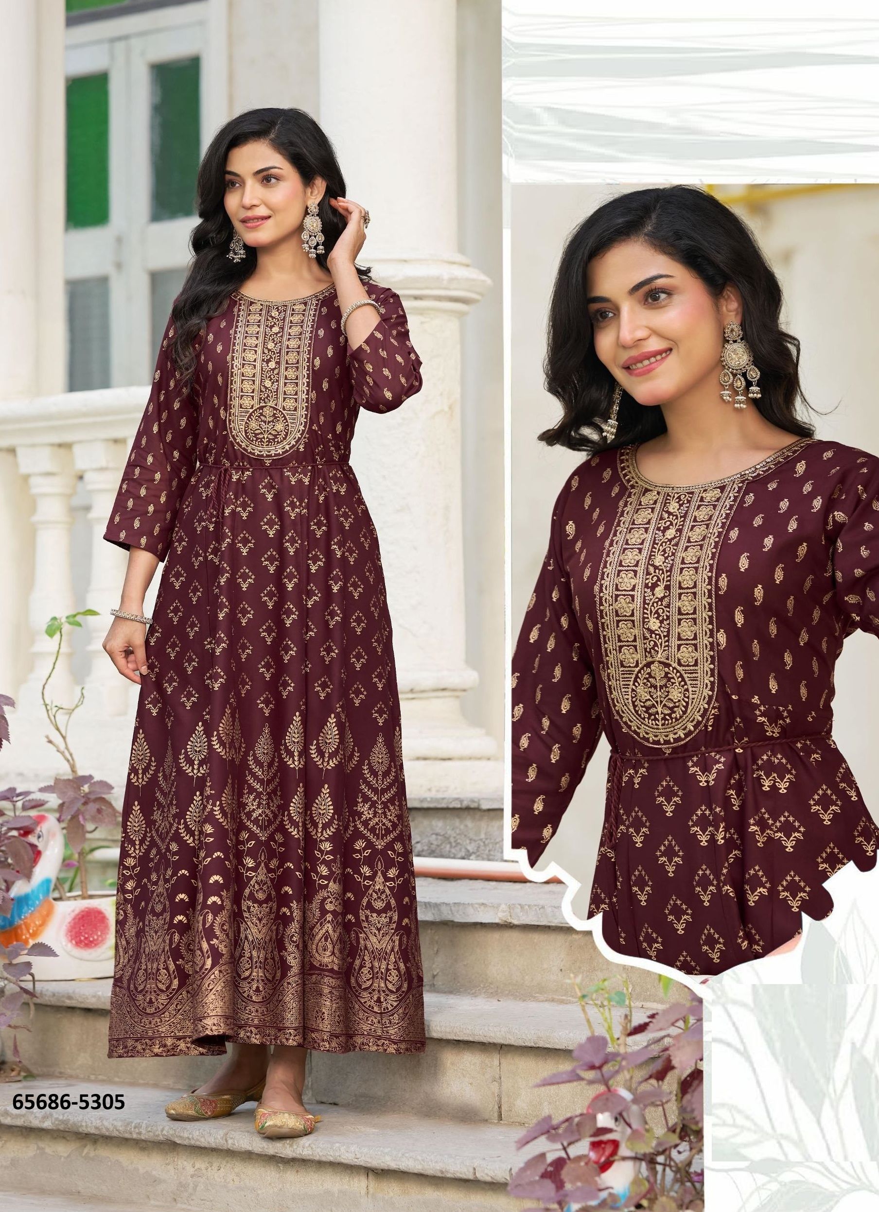 FESTIVAL PRO MAX ULTRA - Catalog # 65686 (Set of 6 Readymade Women's Kurtis / Tops) FESTIVAL PRO MAX ULTRA - Catalog # 65686 (Set of 6 Readymade Women's Kurtis / Tops)