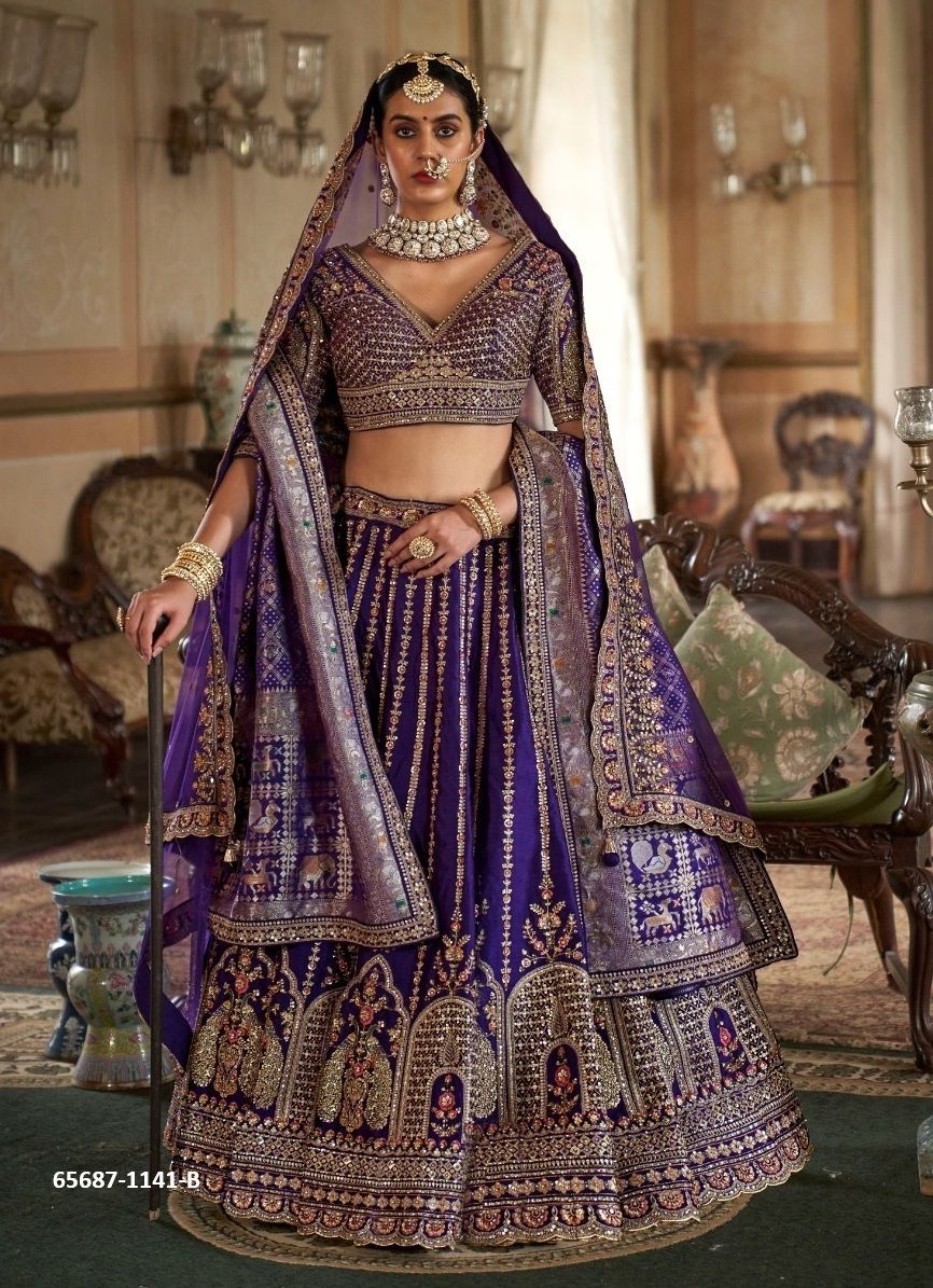 SABYASACHI DULHAN - Catalog # 65687 (Set of 15 Semi-Stitched Lehengas) SABYASACHI DULHAN - Catalog # 65687 (Set of 15 Semi-Stitched Lehengas)