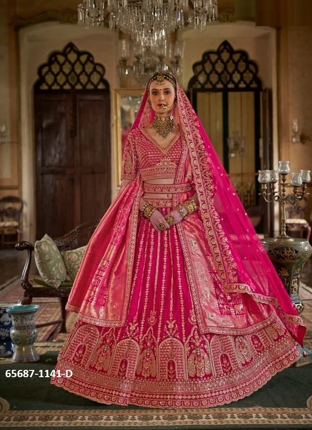 SABYASACHI DULHAN - Catalog # 65687 (Set of 15 Semi-Stitched Lehengas) SABYASACHI DULHAN - Catalog # 65687 (Set of 15 Semi-Stitched Lehengas)