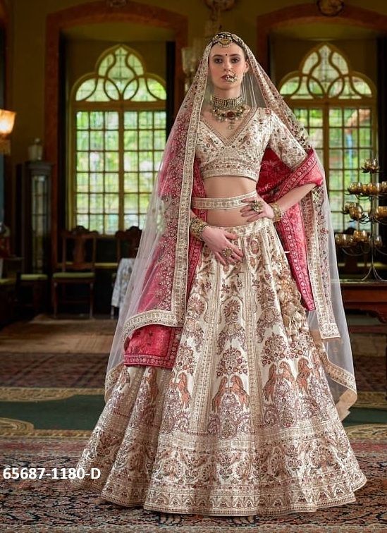 SABYASACHI DULHAN - Catalog # 65687 (Set of 15 Semi-Stitched Lehengas) SABYASACHI DULHAN - Catalog # 65687 (Set of 15 Semi-Stitched Lehengas)
