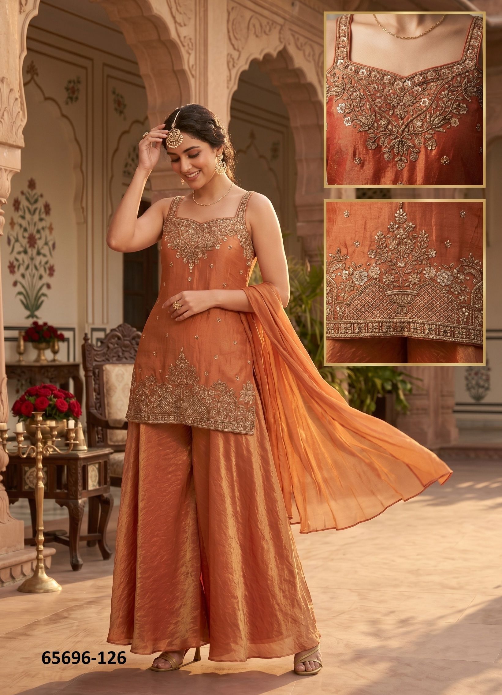 ROOHAA 19 - Catalog # 65696 (Set of 2 Readymade Salwar Suits) ROOHAA 19 - Catalog # 65696 (Set of 2 Readymade Salwar Suits)