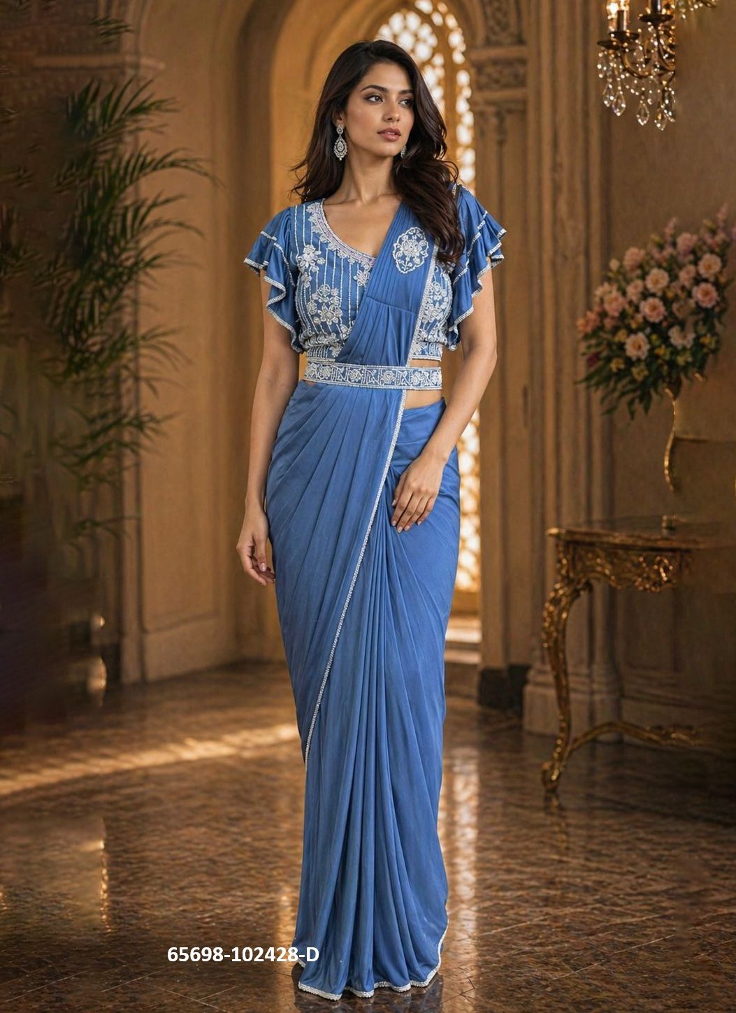 SERIES 102428 - Catalog # 65698 (Set of 4 Sarees) SERIES 102428 - Catalog # 65698 (Set of 4 Sarees)