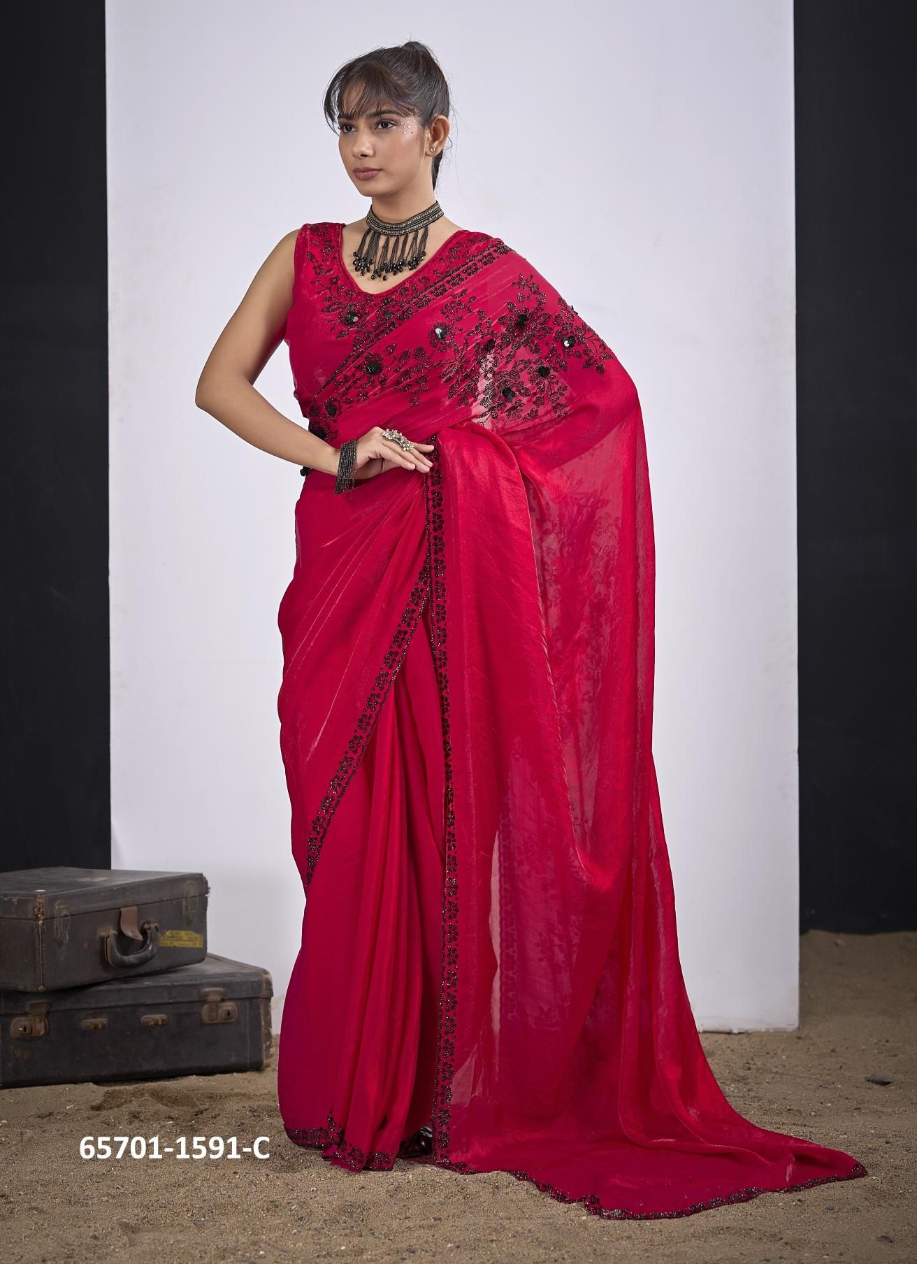 SERIES 1591 - Catalog # 65701 (Set of 6 Sarees)