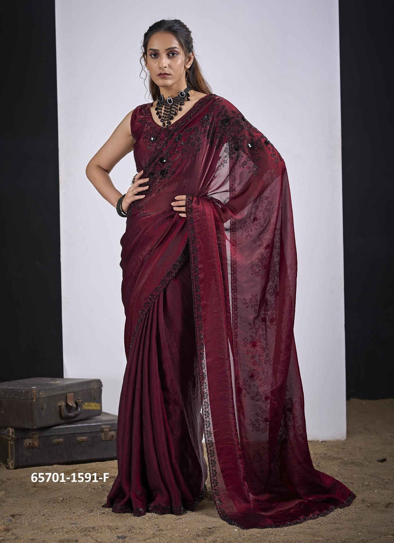 SERIES 1591 - Catalog # 65701 (Set of 6 Sarees)