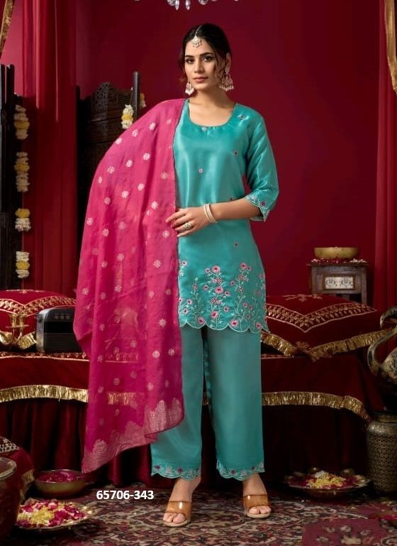 SITARA - Catalog # 65706 (Set of 6 SIZE-SETS [Readymade Salwar Suits])
