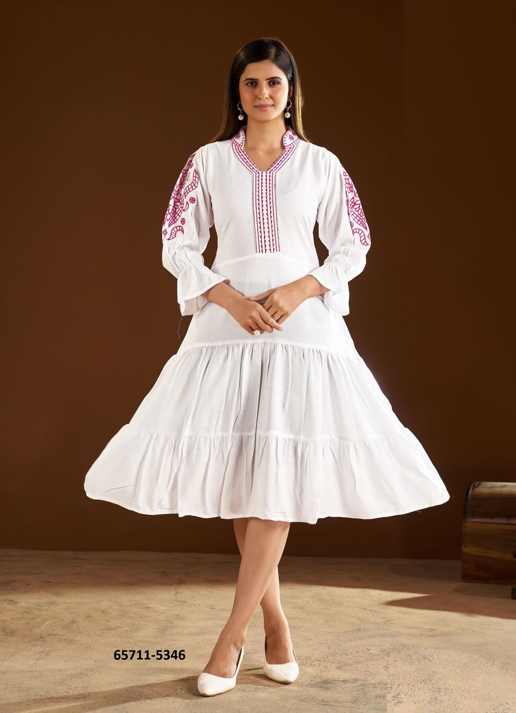 ANNA - Catalog # 65711 (Set of 4 Readymade Women's Kurtis / Tops) ANNA - Catalog # 65711 (Set of 4 Readymade Women's Kurtis / Tops)