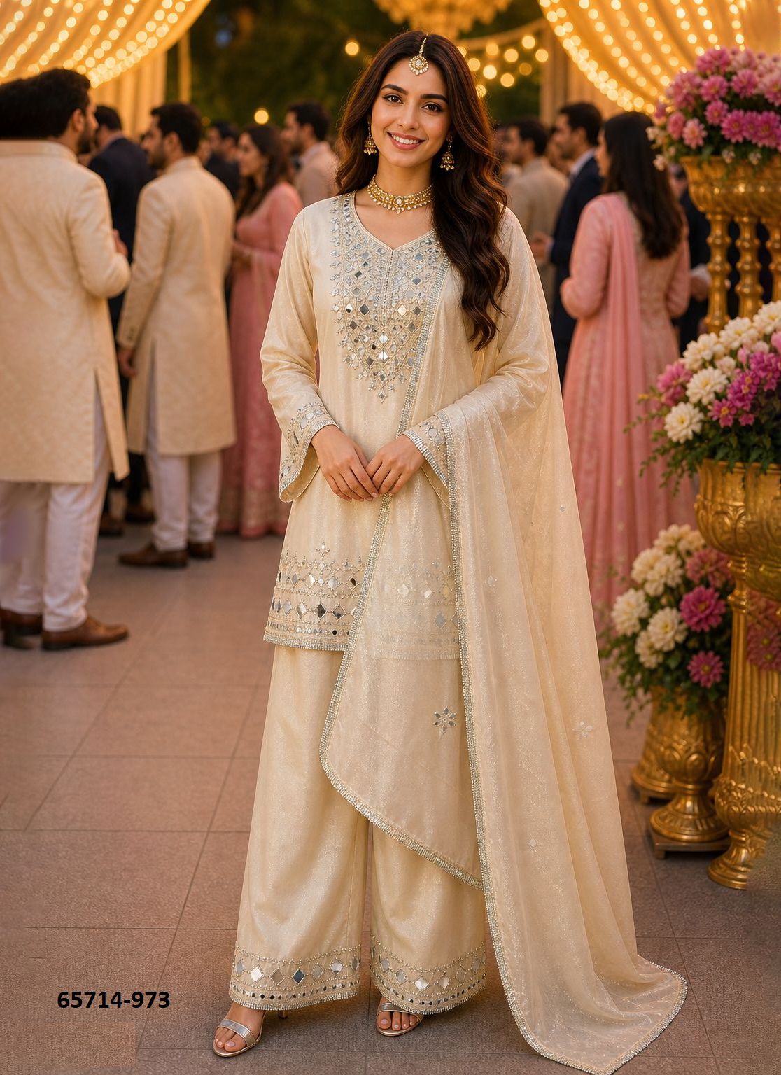 JANKI - Catalog # 65714 (Set of 2 Readymade Salwar Suits) JANKI - Catalog # 65714 (Set of 2 Readymade Salwar Suits)