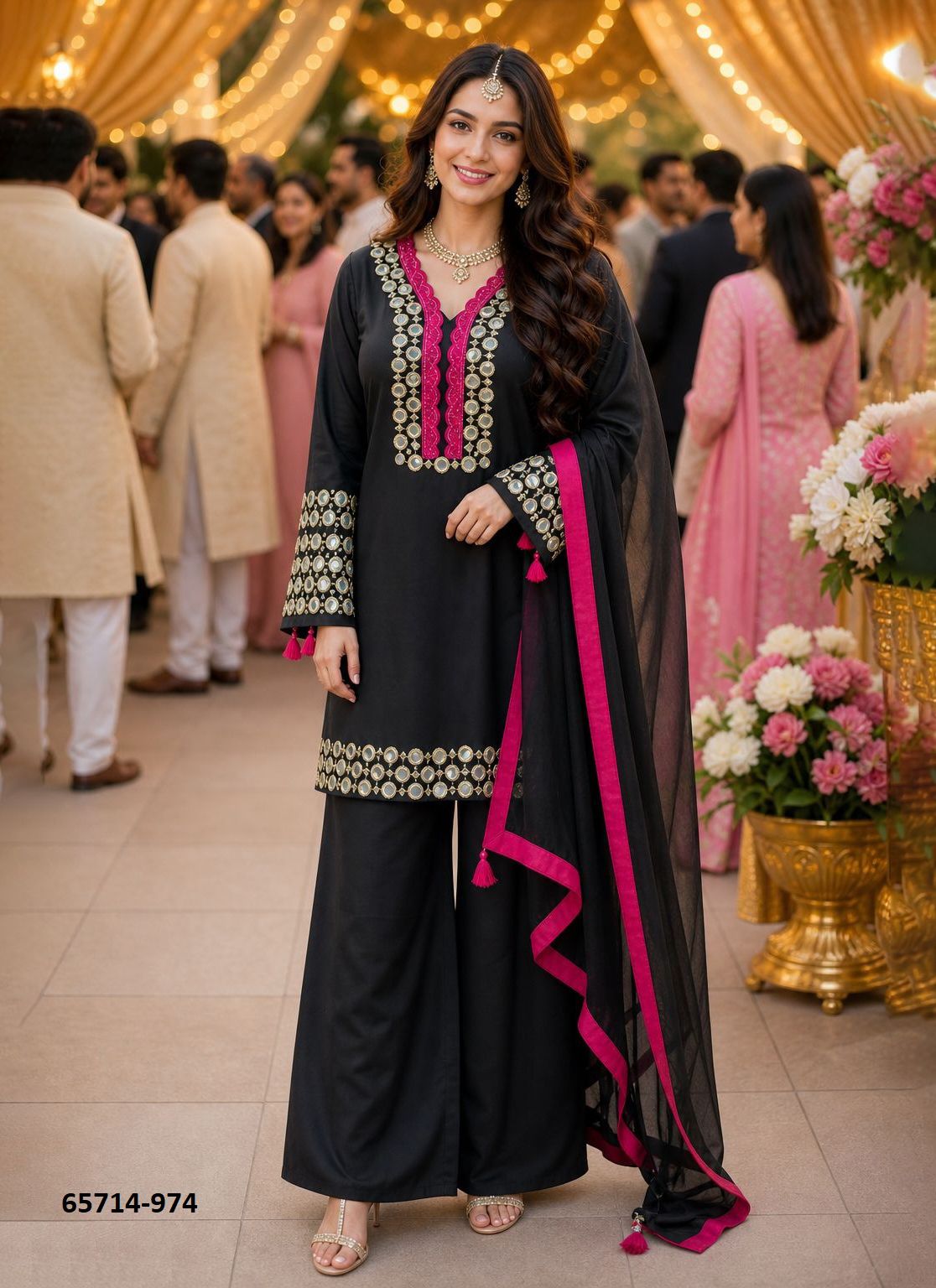 JANKI - Catalog # 65714 (Set of 2 Readymade Salwar Suits) JANKI - Catalog # 65714 (Set of 2 Readymade Salwar Suits)