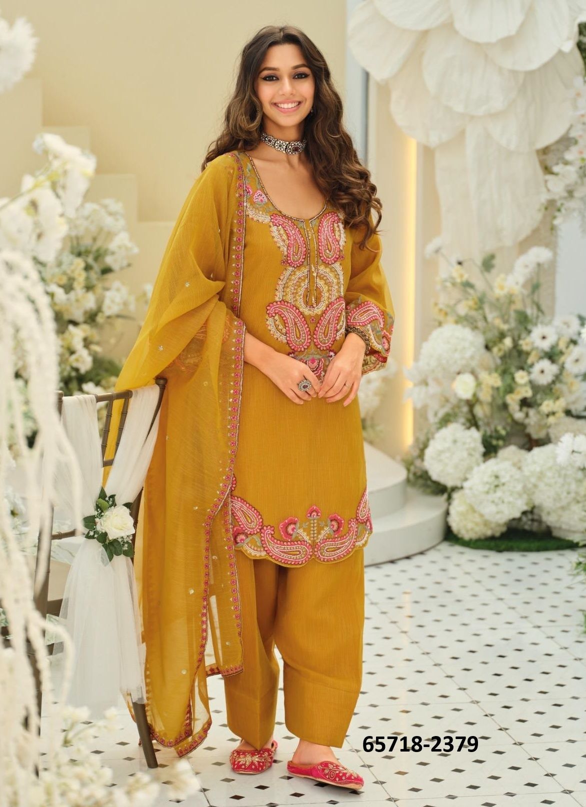 ZAINAB - Catalog # 65718 (Set of 3 Readymade Salwar Suits) ZAINAB - Catalog # 65718 (Set of 3 Readymade Salwar Suits)